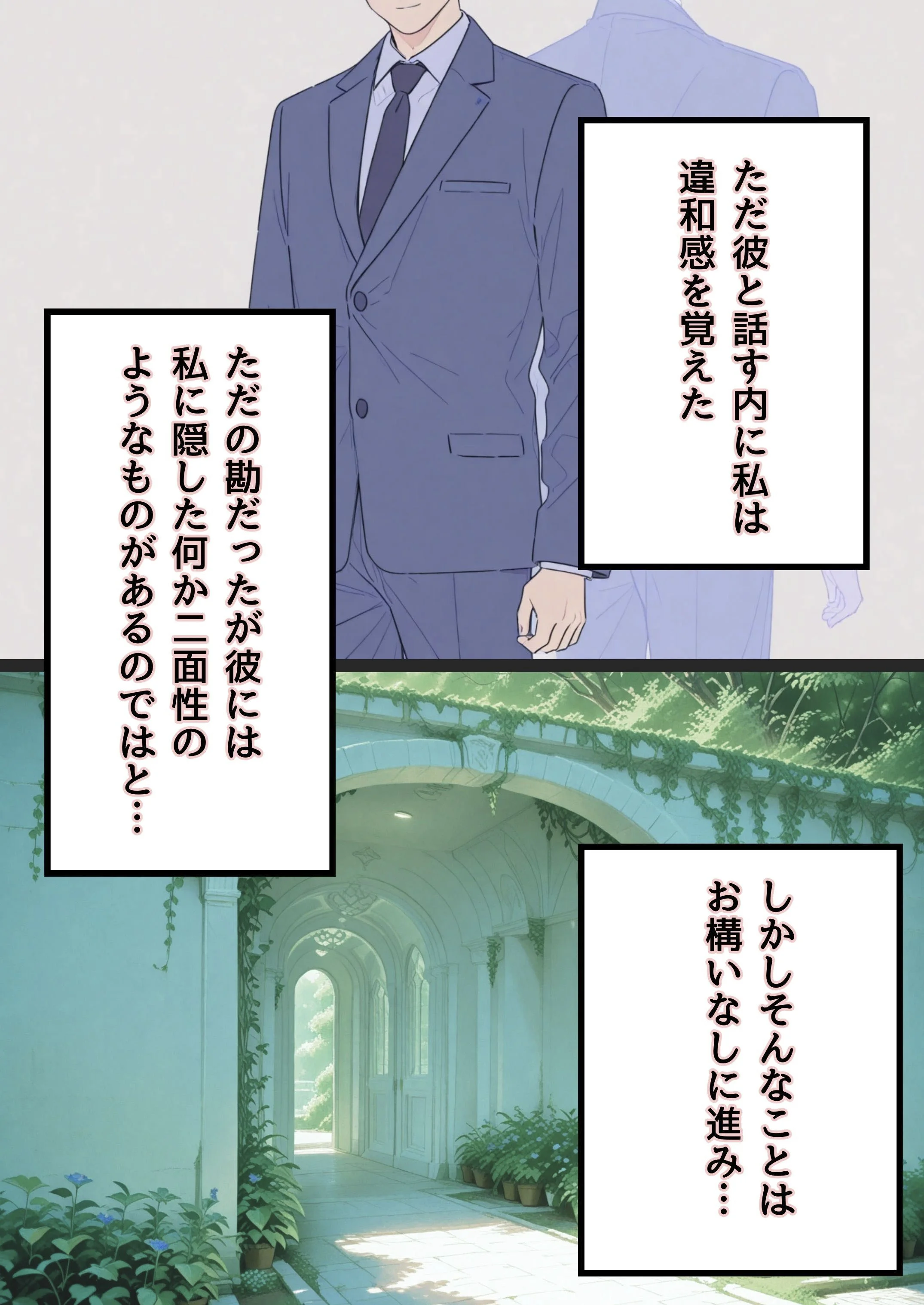 政略結婚によって好きでもない人と仕方なく暮らすことになった お嬢様・令嬢・退廃・背徳・インモラル・女性視点 サンプル7ページ目（だれもが）
