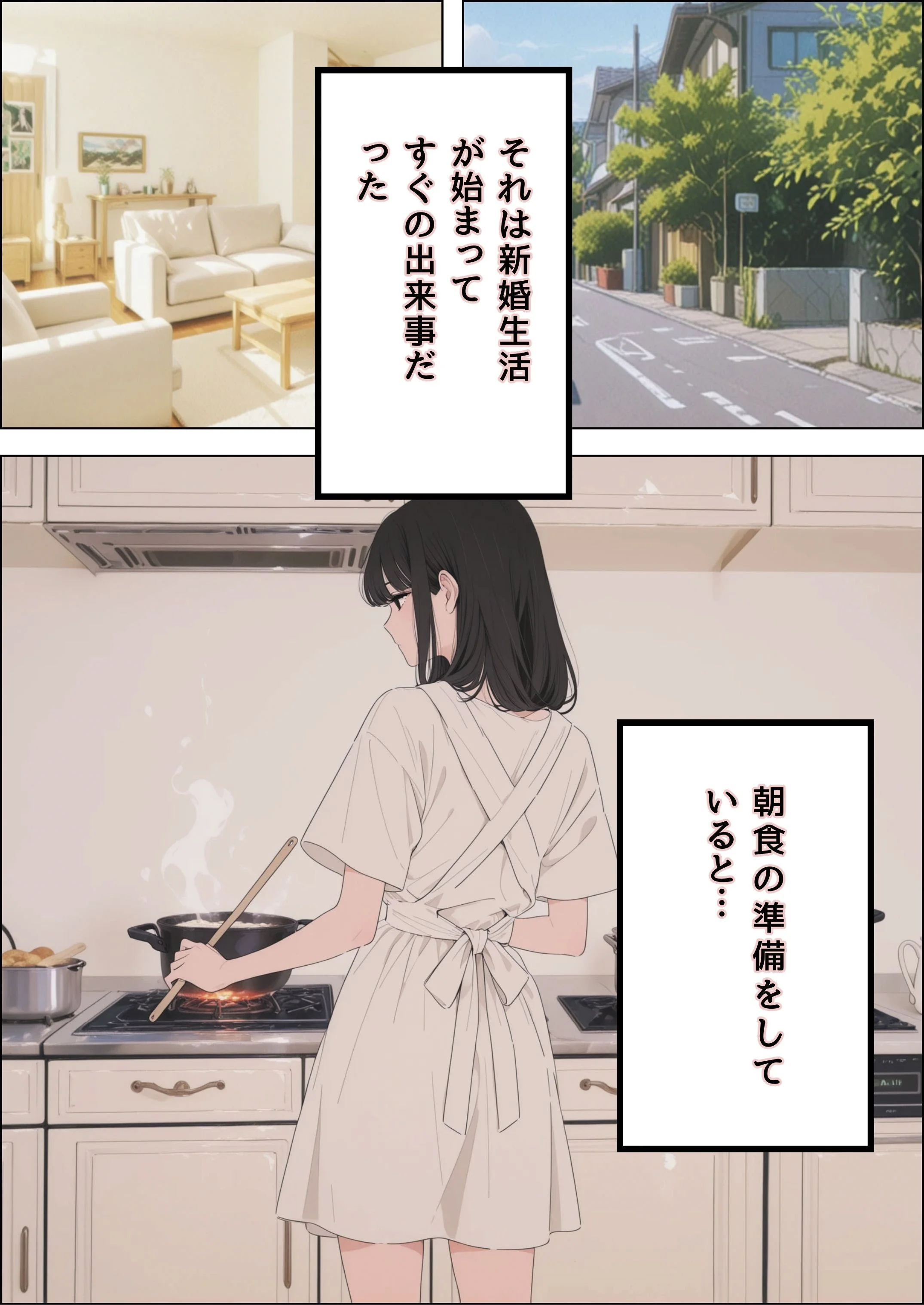 政略結婚によって好きでもない人と仕方なく暮らすことになった お嬢様・令嬢・退廃・背徳・インモラル・女性視点 サンプル9ページ目（だれもが）
