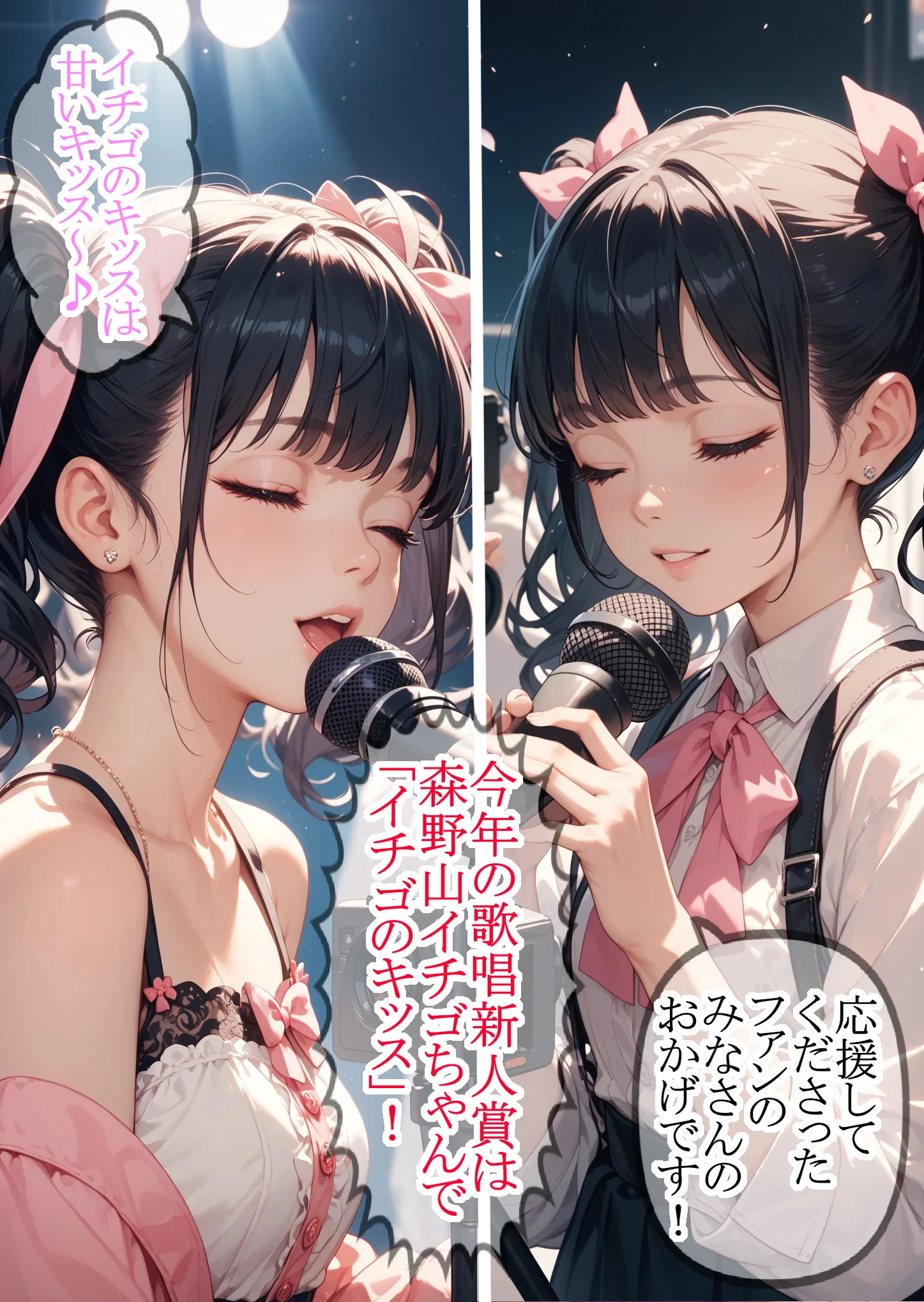 偽神ノ背教者―清純派アイドルのハメ撮りが流出してオタクたちにマワされてしまう話― アイドル・芸能人・中出し・フェラ サンプル21ページ目（Viceberry）