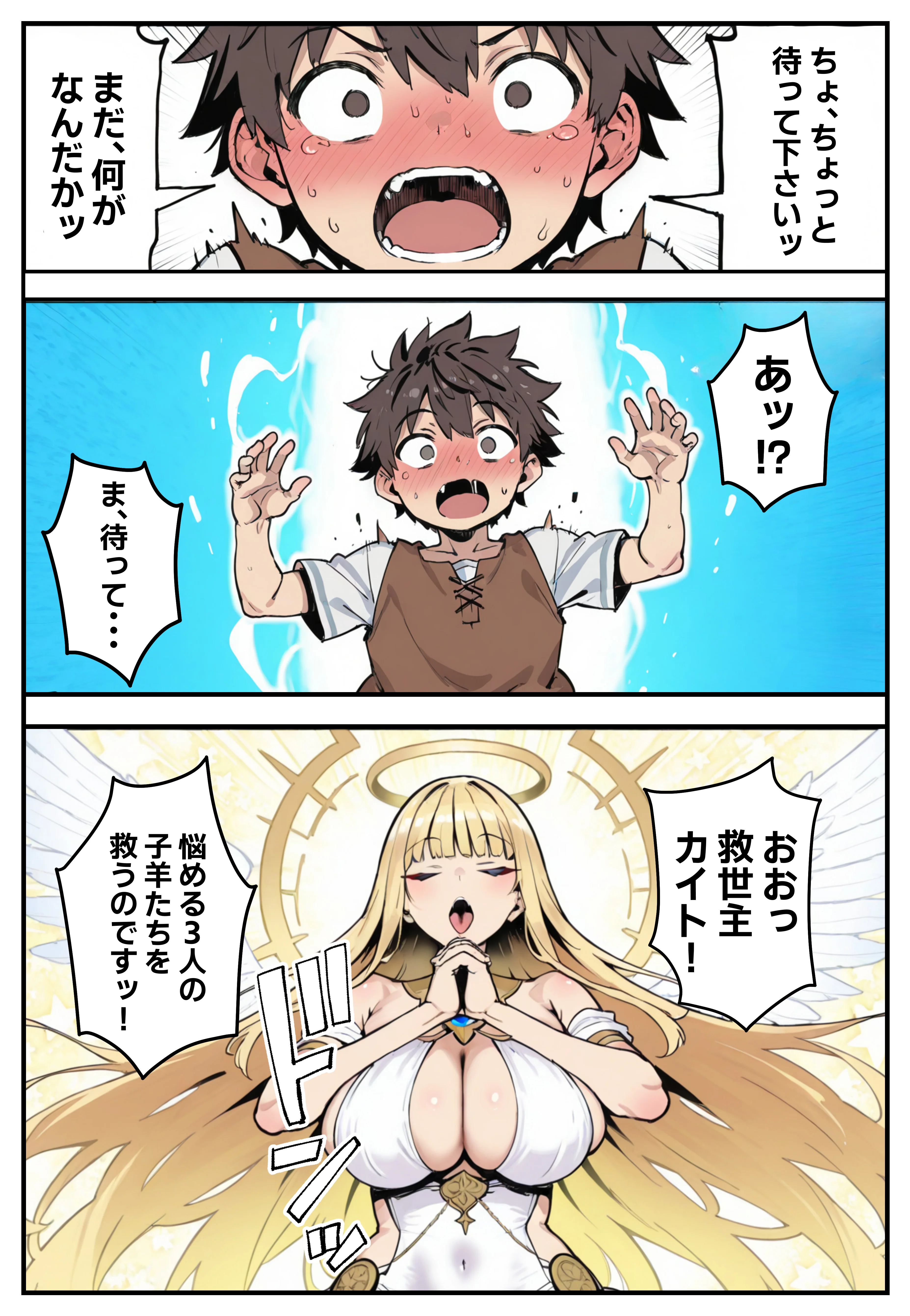 異世界で女神に命じられた僕、呪縛に囚われし美女を忘却スキルで救います。 ファンタジー・拘束・巨乳 サンプル14ページ目（ねとれや）