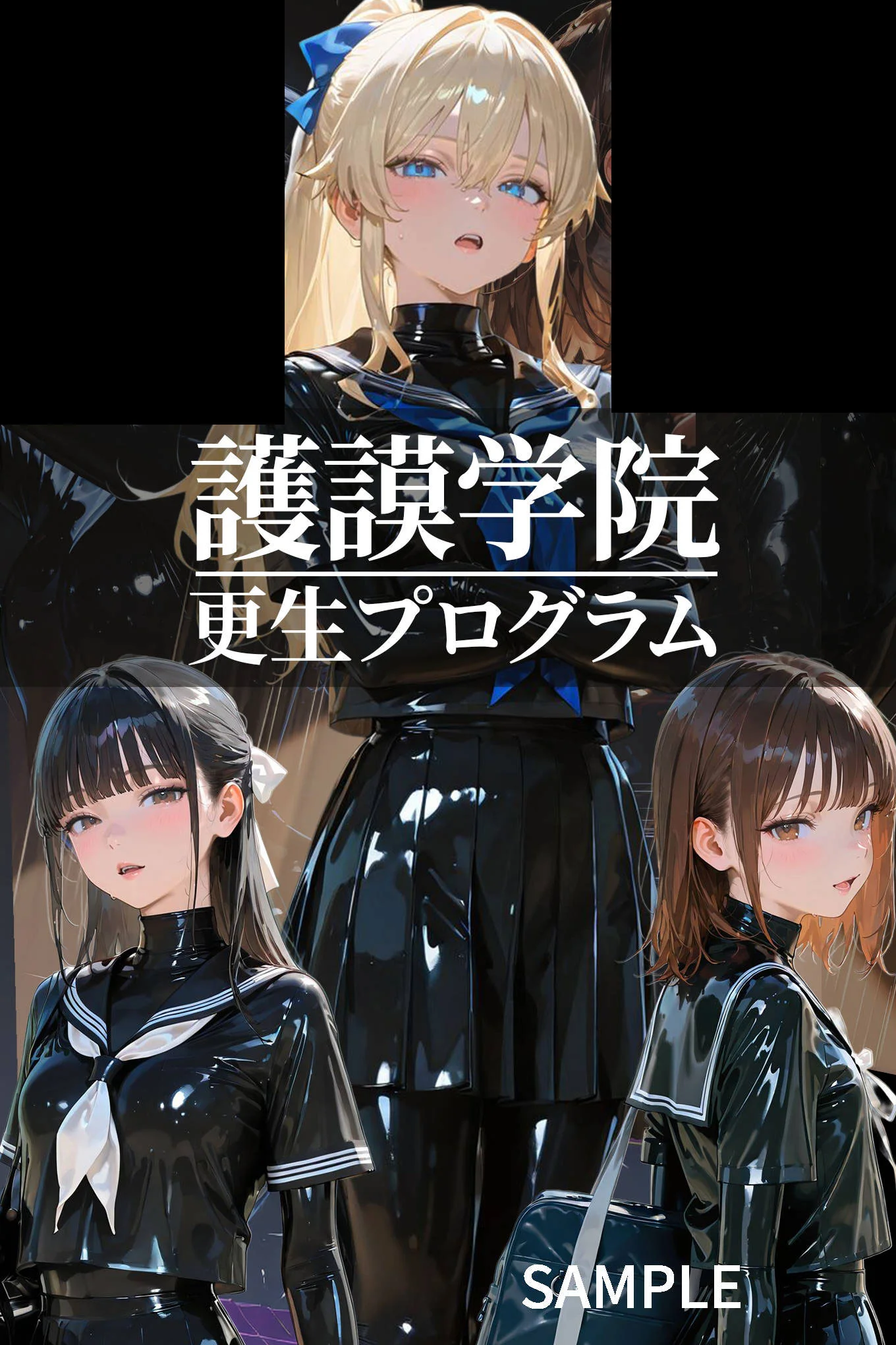 護謨学院｜更生プログラム【96Pコミック】放課後の連続拘束絶頂 拘束・辱め・学園もの サンプル2ページ目（TAIL LOVERS）