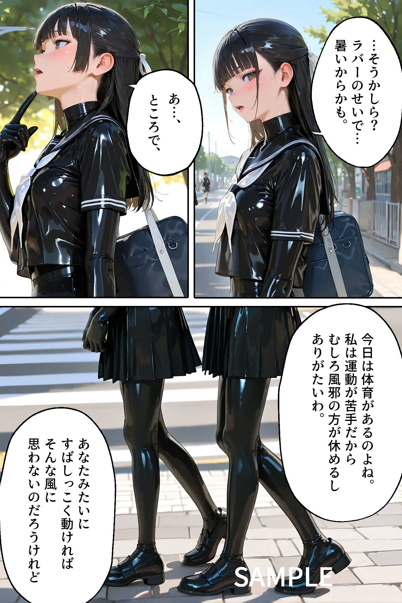 護謨学院｜更生プログラム【96Pコミック】放課後の連続拘束絶頂 拘束・辱め・学園もの サンプル17ページ目（TAIL LOVERS）
