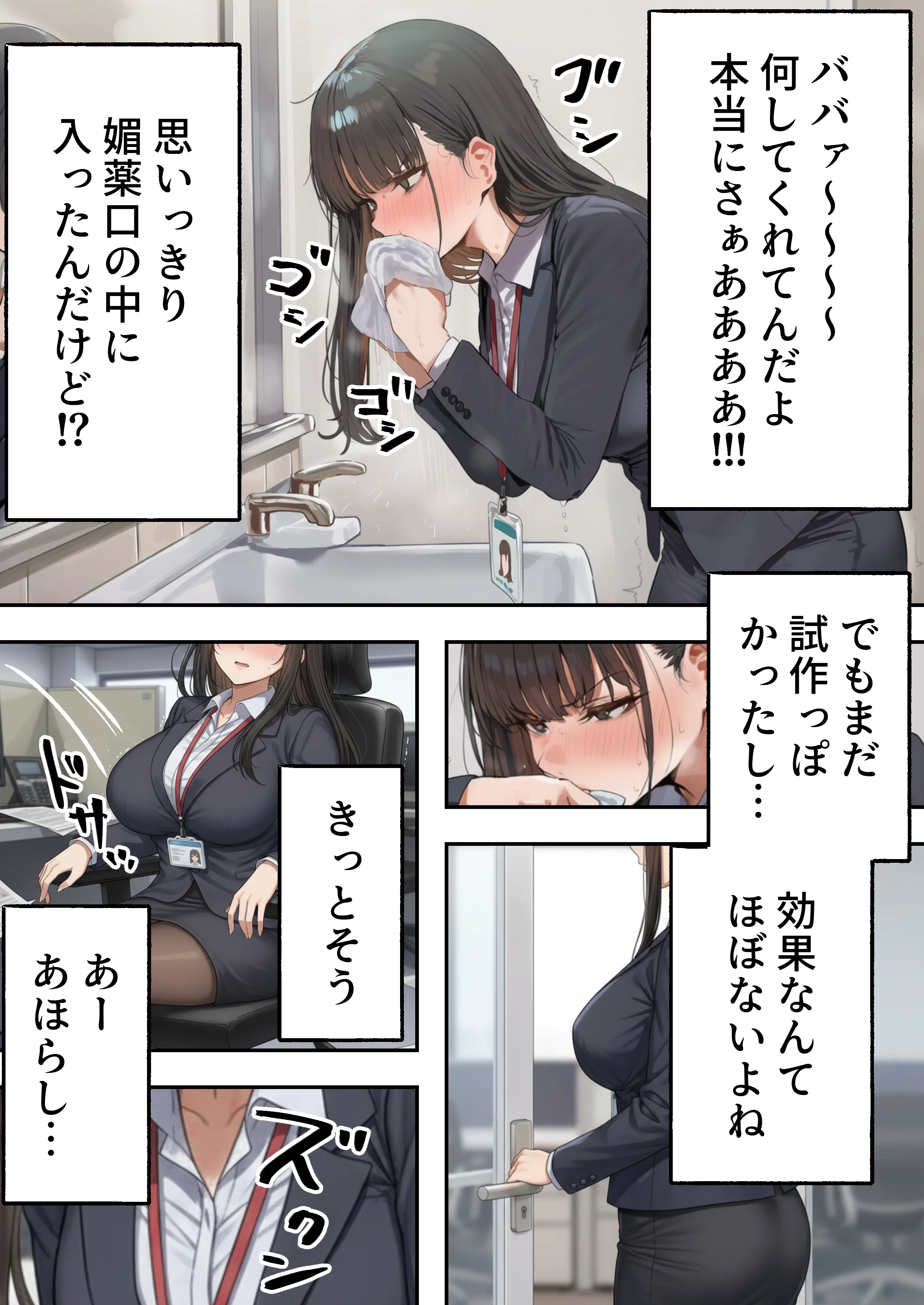 生意気新卒つむぎちゃん  媚薬飲んじゃったせいで嫌いな上司と生ハメセックスしたくてたまらないんだけど！？ アヘ顔・オナニー・オフィス・職場 サンプル19ページ目(すとらいむ)