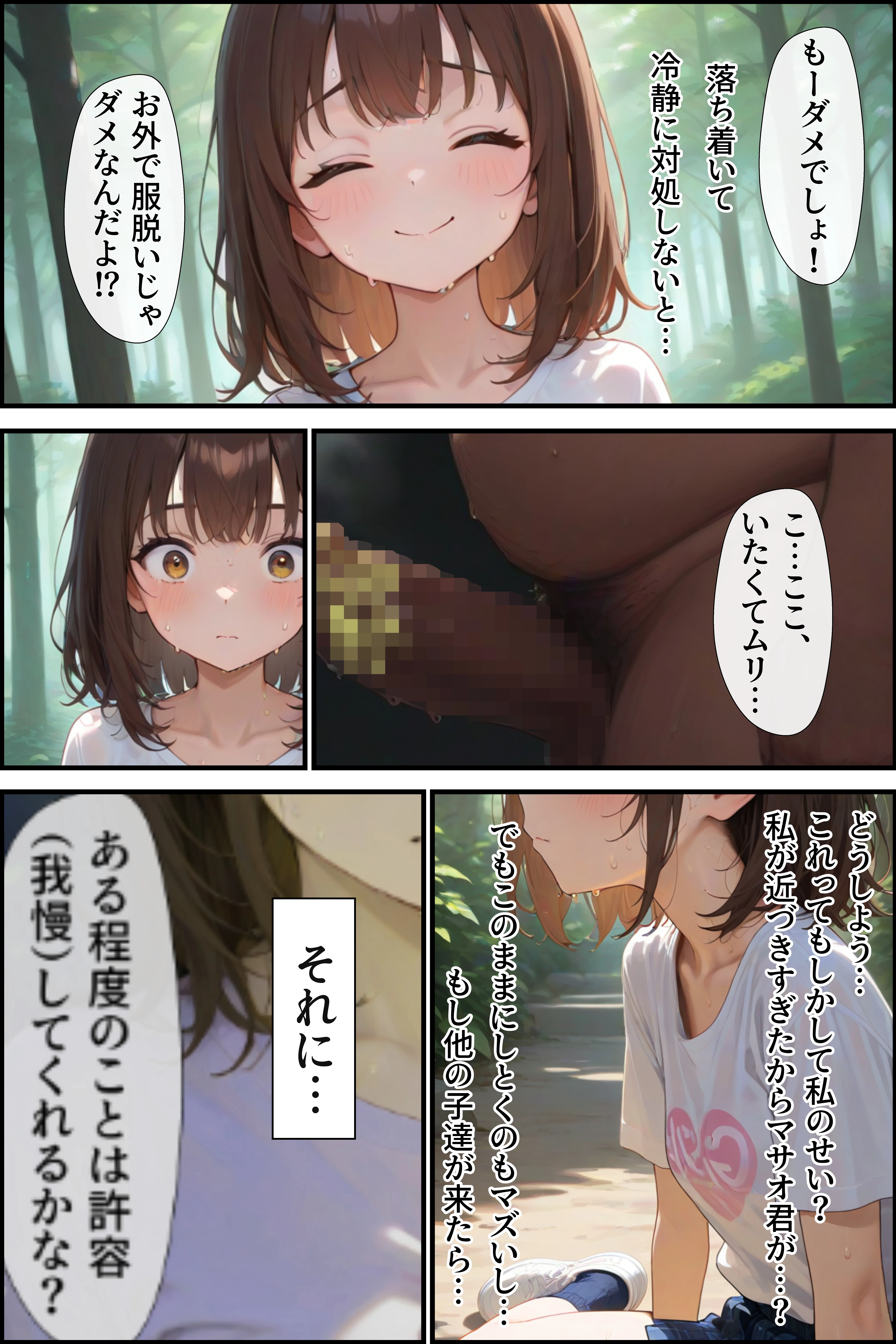 痴醜活動【ボランティア編】 拘束・処女・中出し サンプル11ページ目（ふりかけラブ）