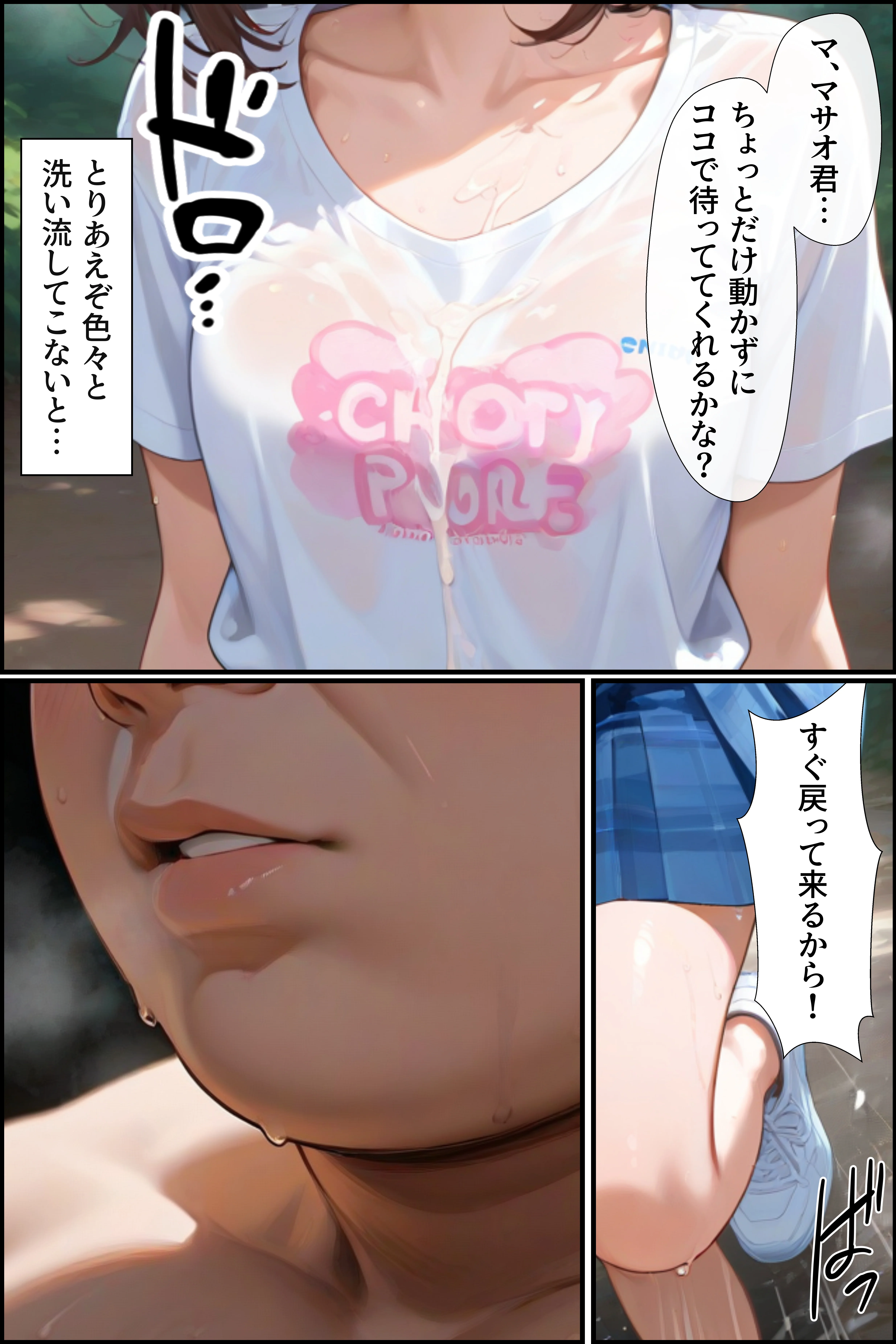 痴醜活動【ボランティア編】 拘束・処女・中出し サンプル19ページ目（ふりかけラブ）