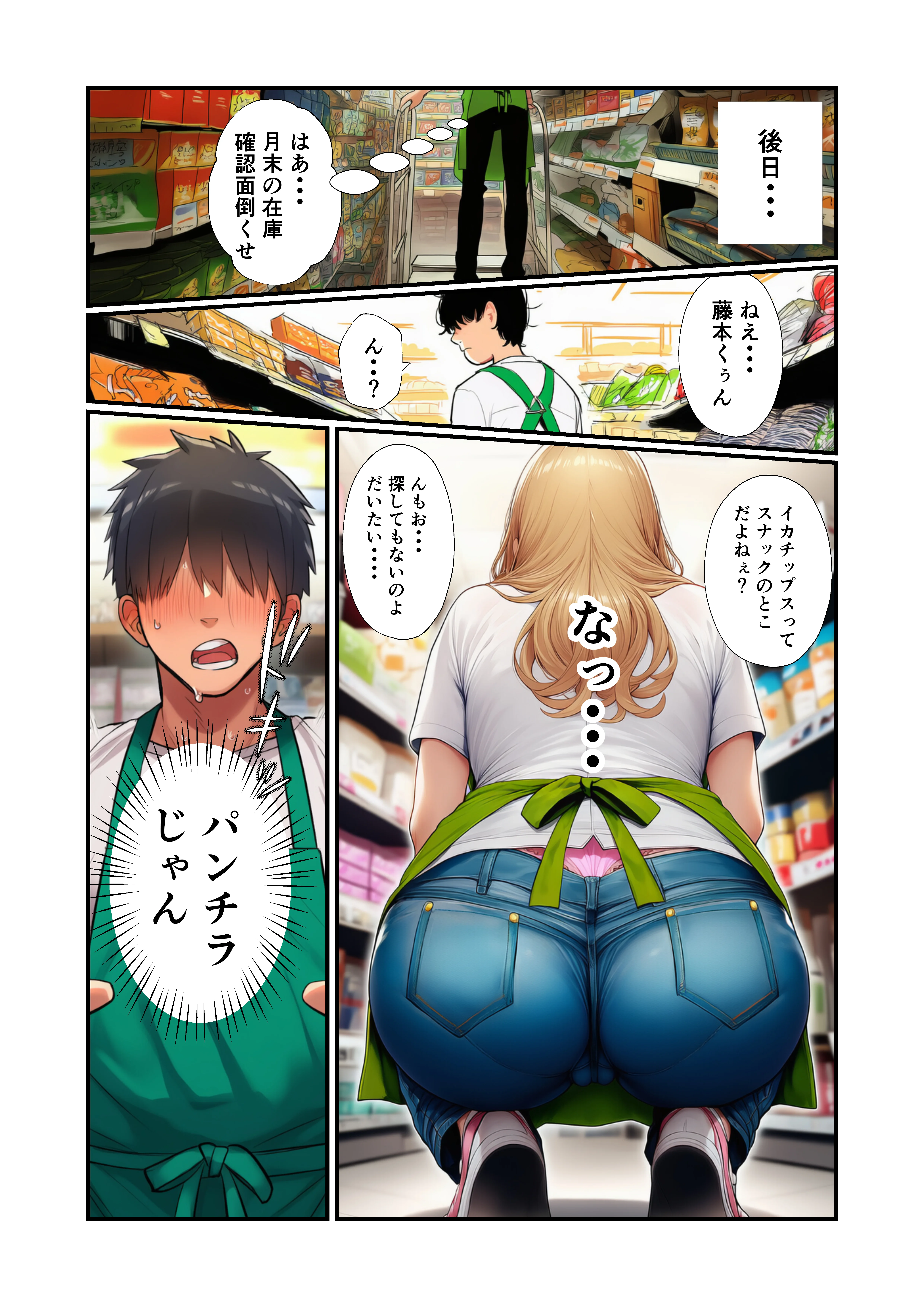 バ先の金髪巨乳人妻に童貞の僕が筆おろしされたなら 熟女・人妻・主婦・巨乳 サンプル4ページ目（イッキ）