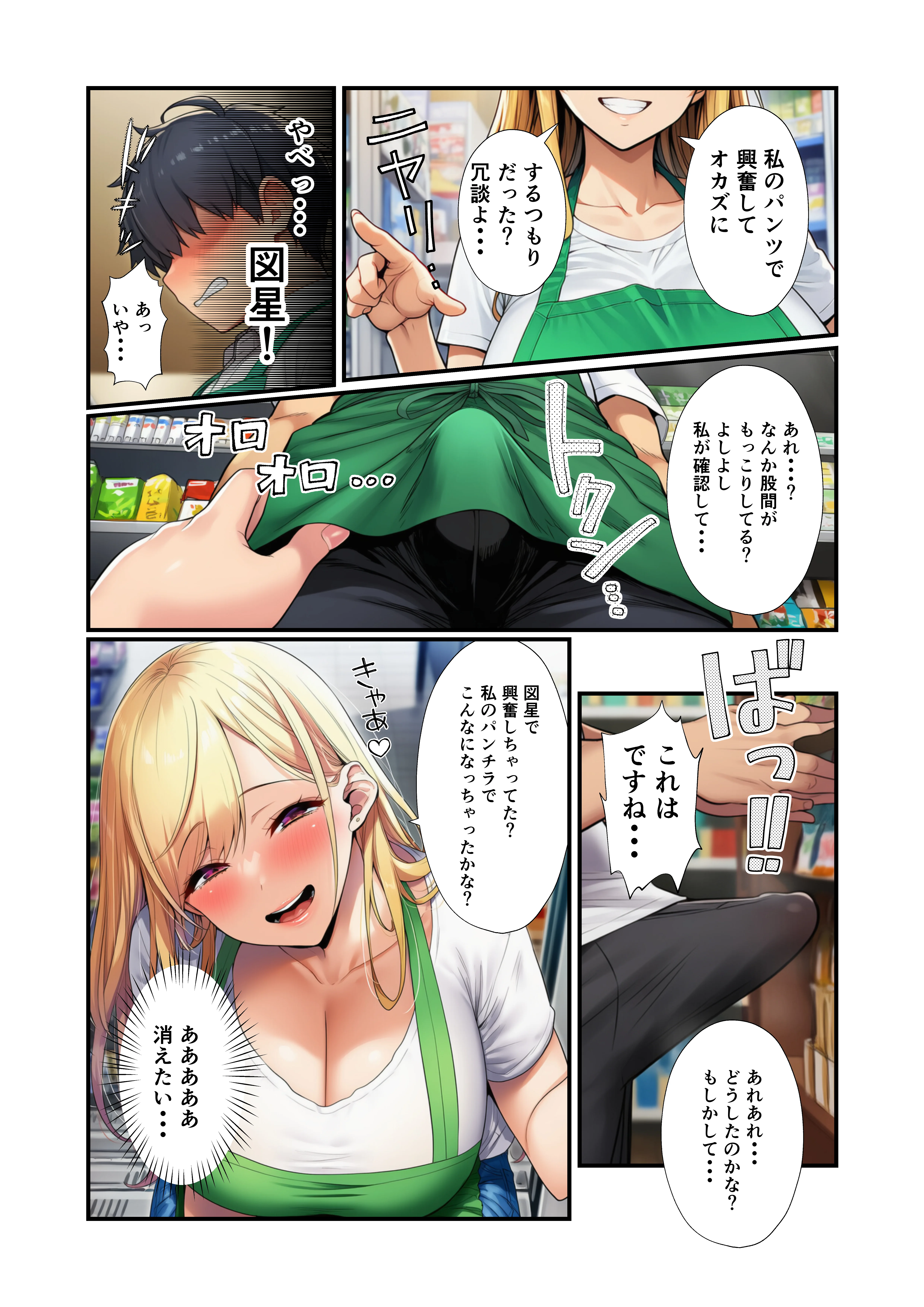 バ先の金髪巨乳人妻に童貞の僕が筆おろしされたなら 熟女・人妻・主婦・巨乳 サンプル7ページ目（イッキ）