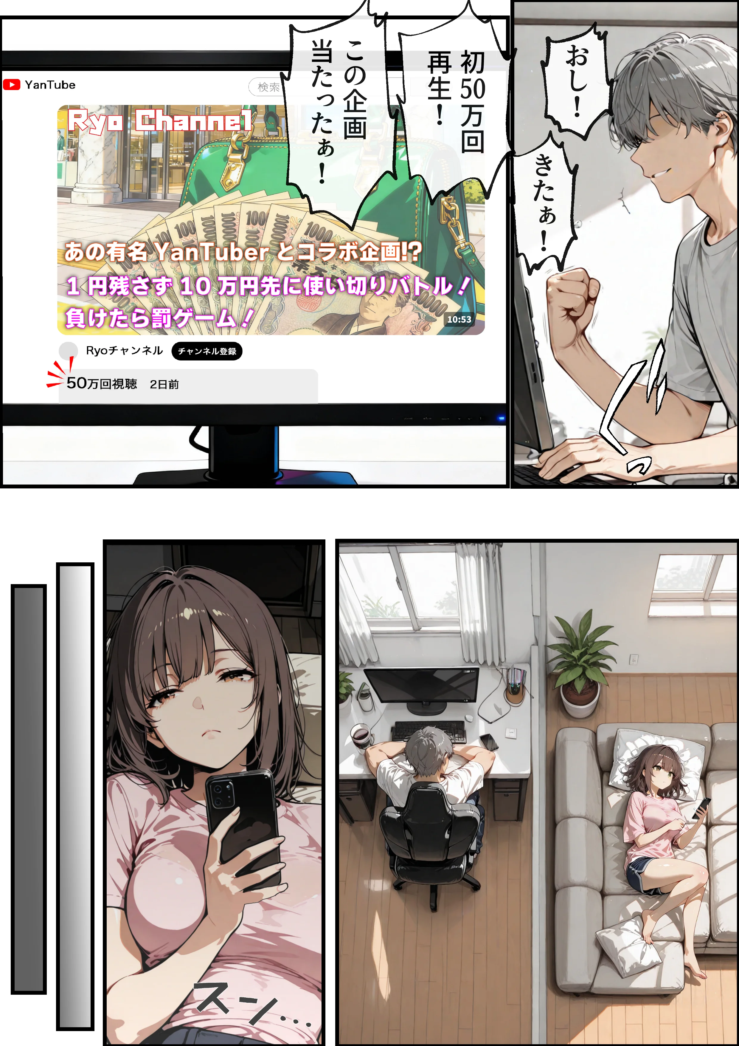 開示請求したら隣に住む若妻だったので、金の代わりに体を要求してみた NTR・寝取られ・イラマチオ・オナニー サンプル3ページ目(妄想体験コミック@MTコミック)