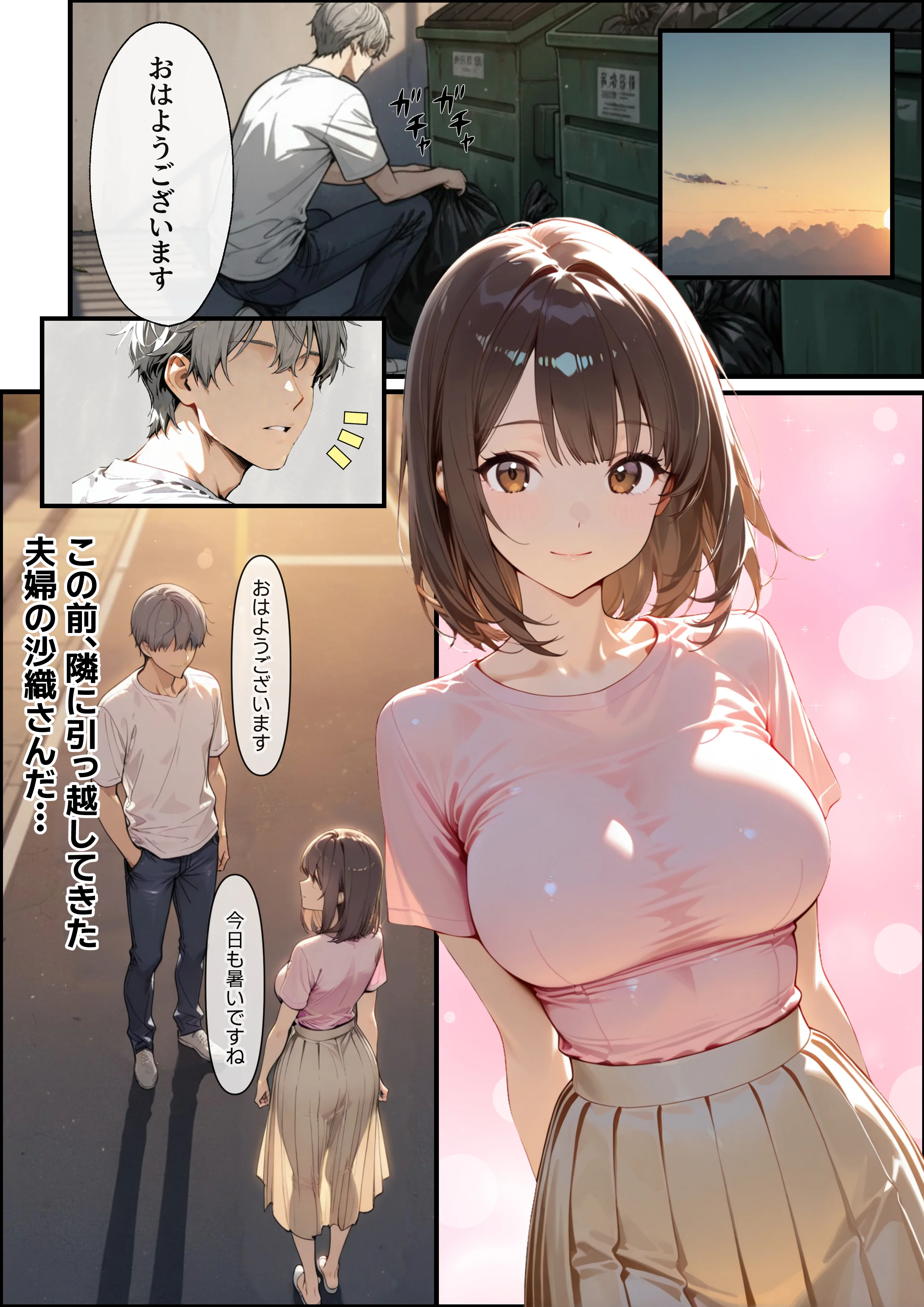 開示請求したら隣に住む若妻だったので、金の代わりに体を要求してみた NTR・寝取られ・イラマチオ・オナニー サンプル5ページ目(妄想体験コミック@MTコミック)