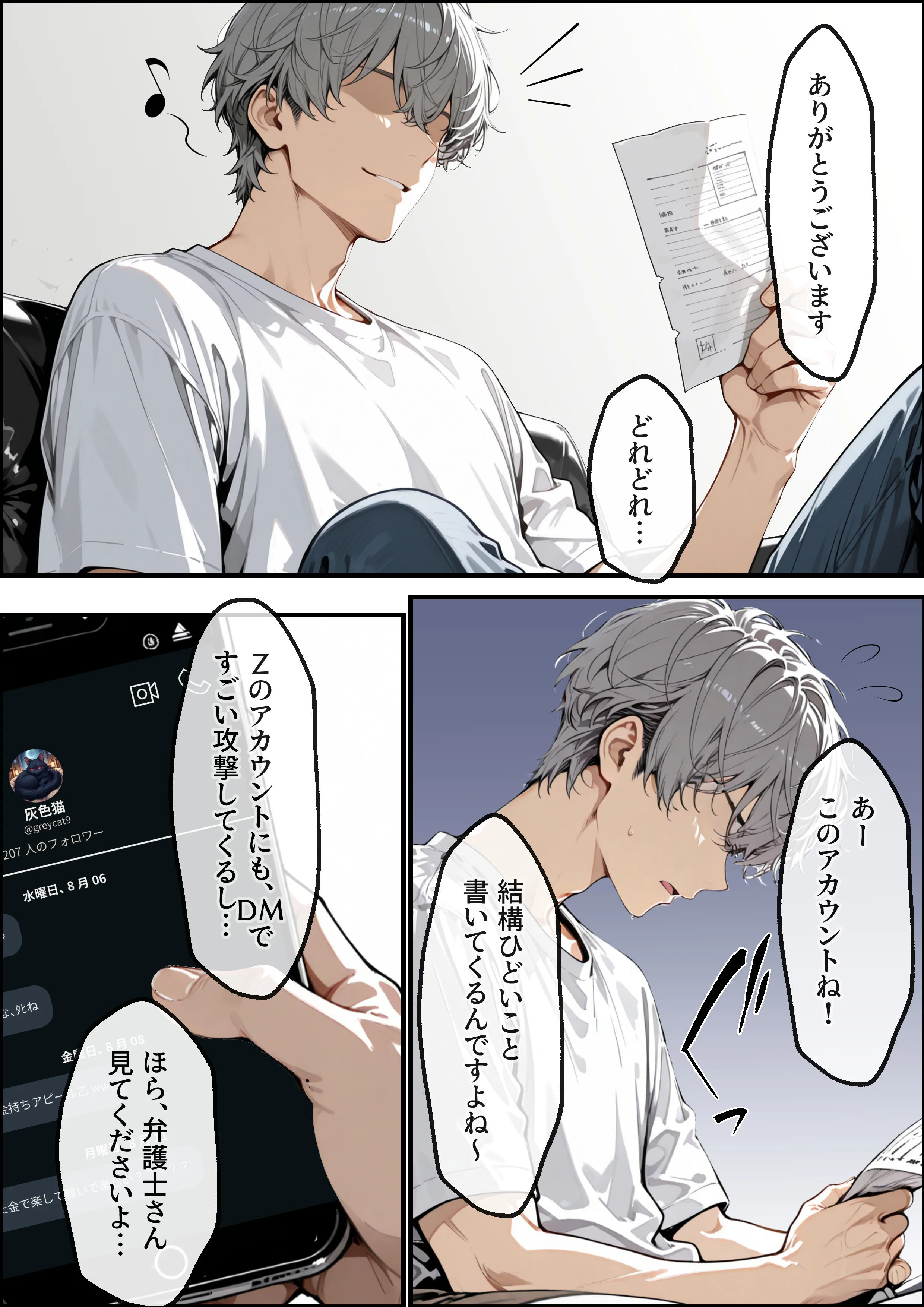 開示請求したら隣に住む若妻だったので、金の代わりに体を要求してみた NTR・寝取られ・イラマチオ・オナニー サンプル6ページ目(妄想体験コミック@MTコミック)