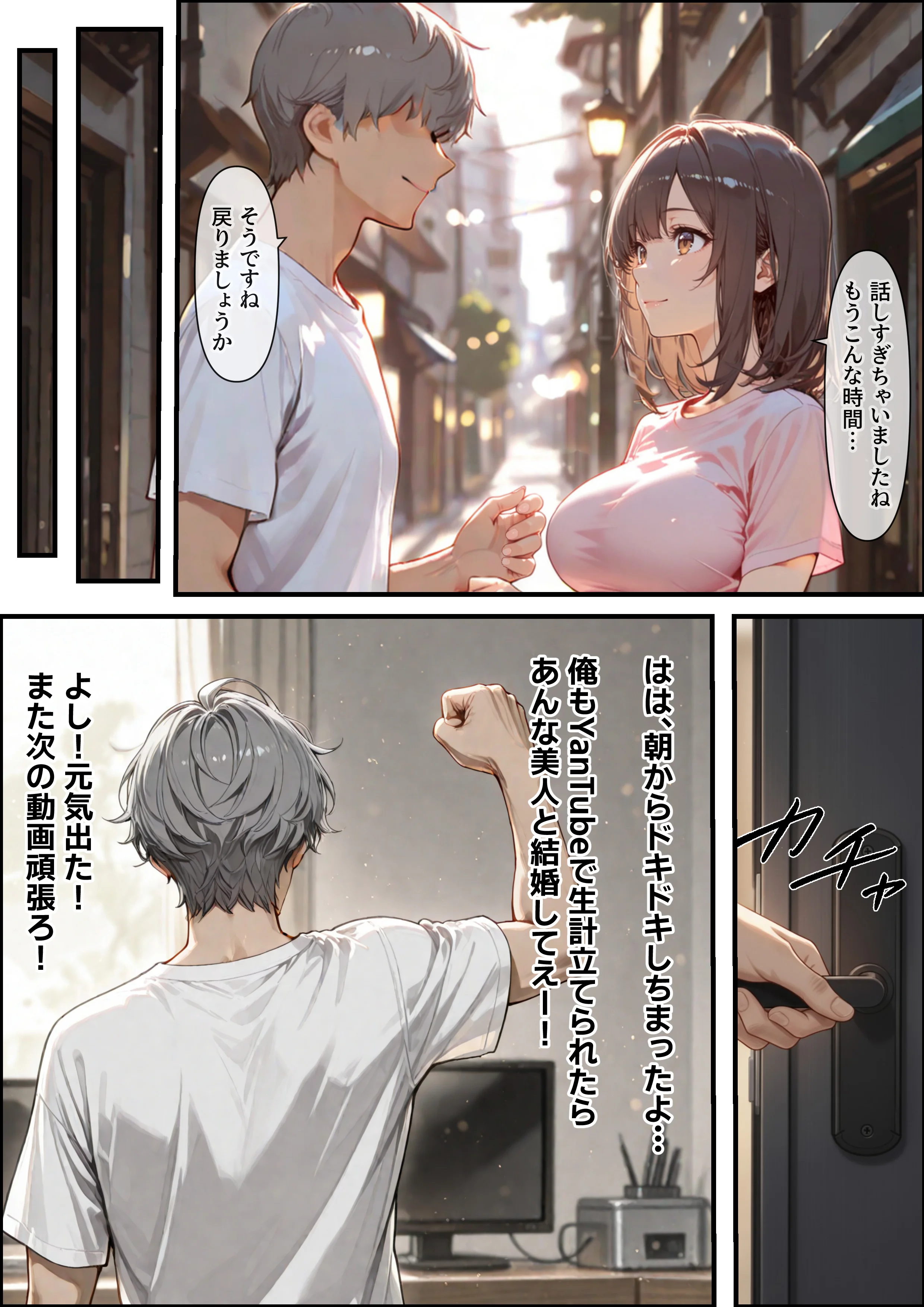 開示請求したら隣に住む若妻だったので、金の代わりに体を要求してみた NTR・寝取られ・イラマチオ・オナニー サンプル8ページ目(妄想体験コミック@MTコミック)