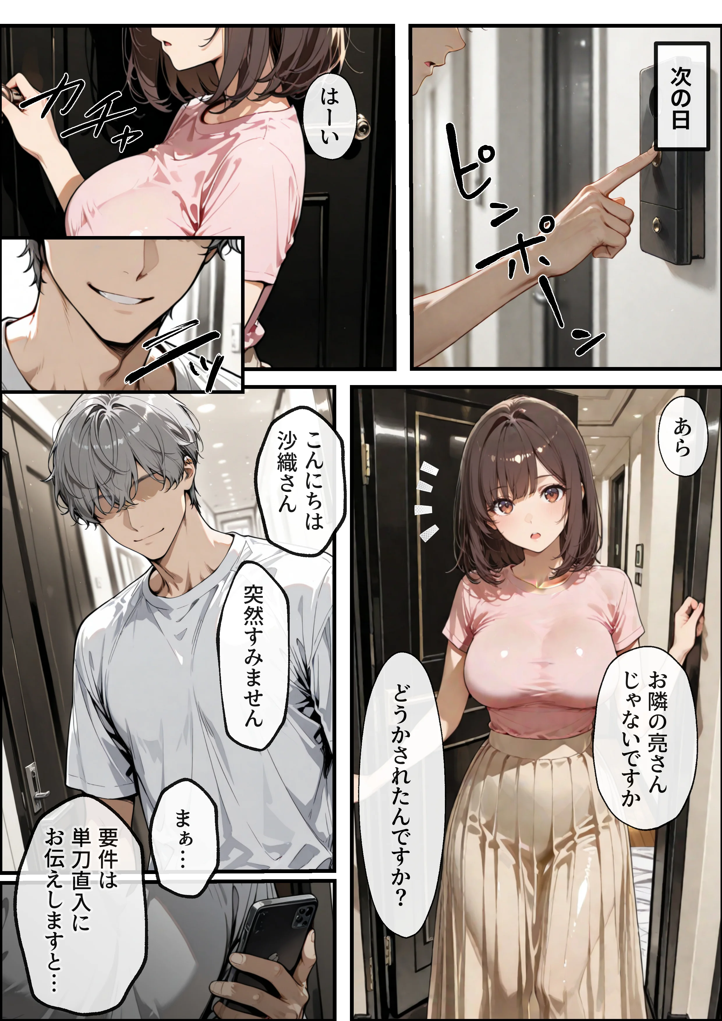 開示請求したら隣に住む若妻だったので、金の代わりに体を要求してみた NTR・寝取られ・イラマチオ・オナニー サンプル11ページ目(妄想体験コミック@MTコミック)