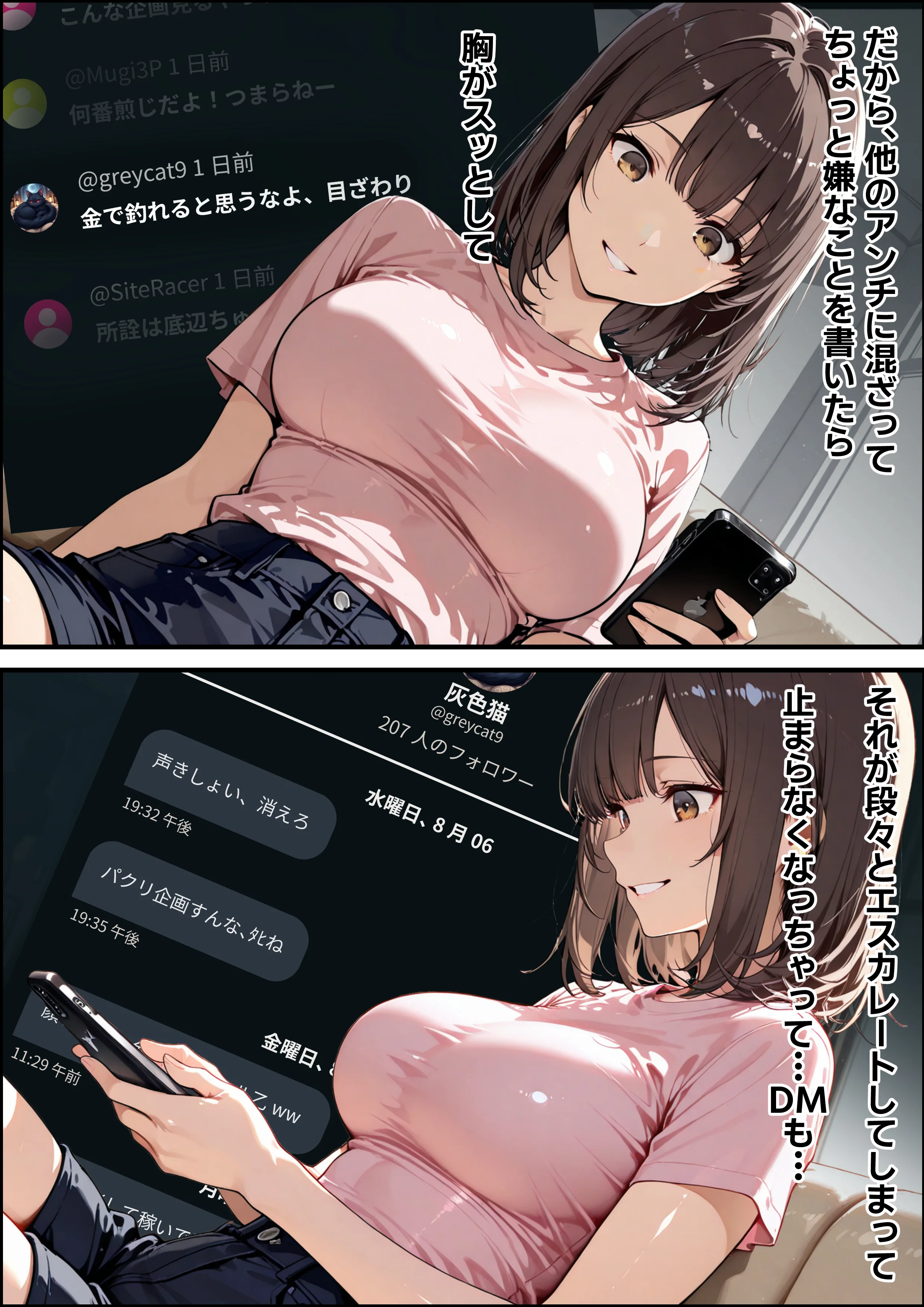 開示請求したら隣に住む若妻だったので、金の代わりに体を要求してみた NTR・寝取られ・イラマチオ・オナニー サンプル18ページ目(妄想体験コミック@MTコミック)