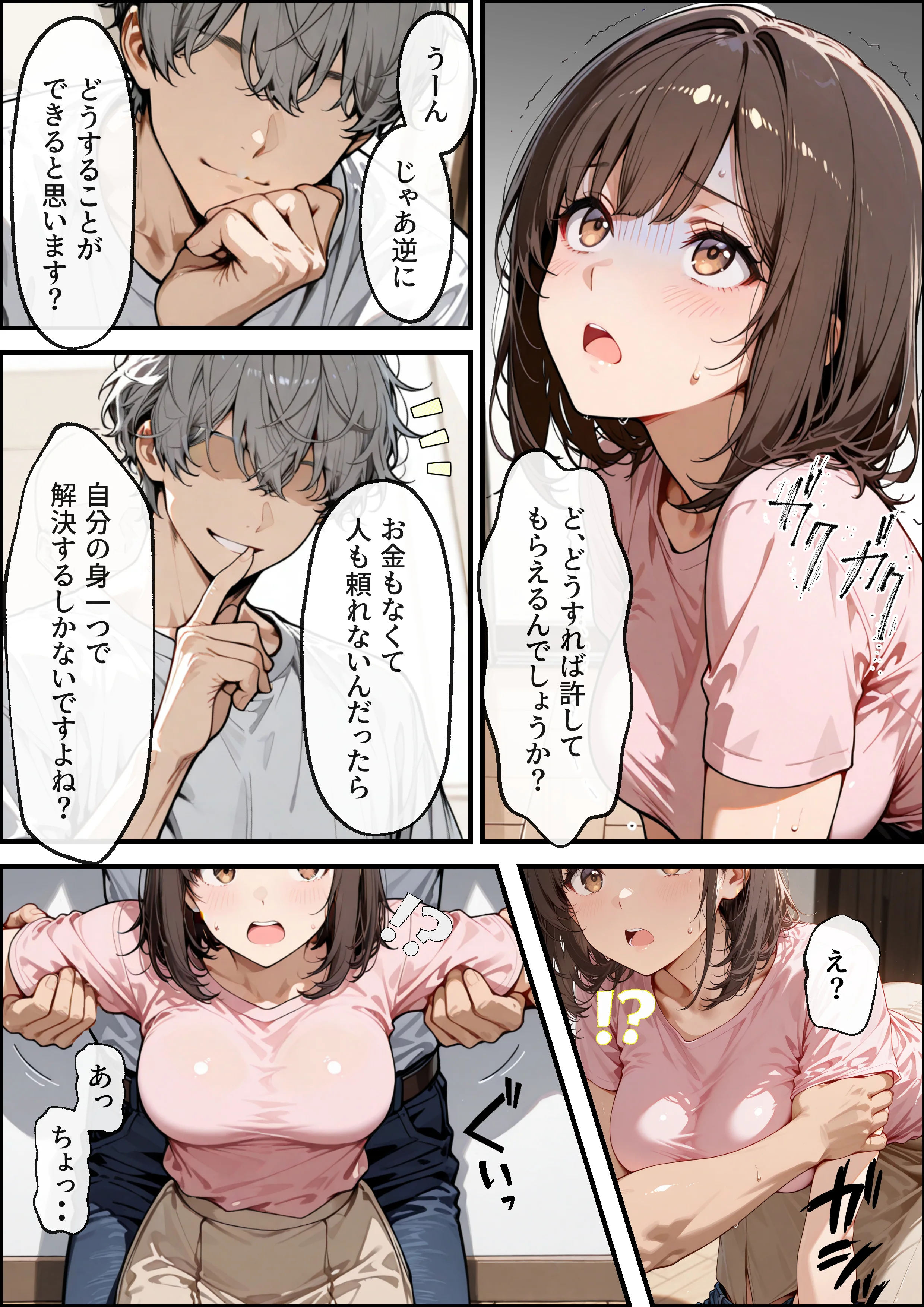 開示請求したら隣に住む若妻だったので、金の代わりに体を要求してみた NTR・寝取られ・イラマチオ・オナニー サンプル22ページ目(妄想体験コミック@MTコミック)