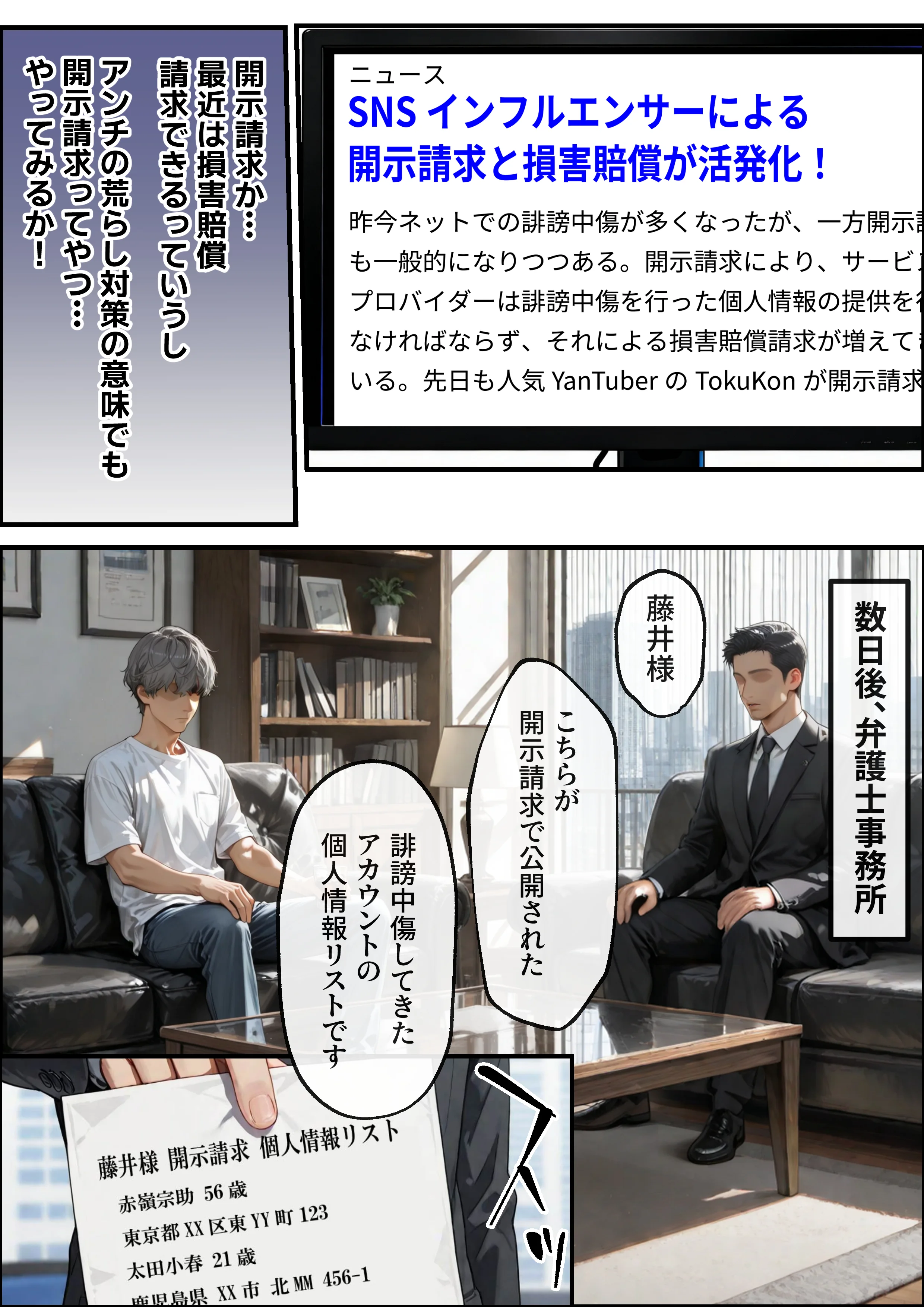 開示請求したら隣に住む若妻だったので、金の代わりに体を要求してみた NTR・寝取られ・イラマチオ・オナニー サンプル23ページ目(妄想体験コミック@MTコミック)