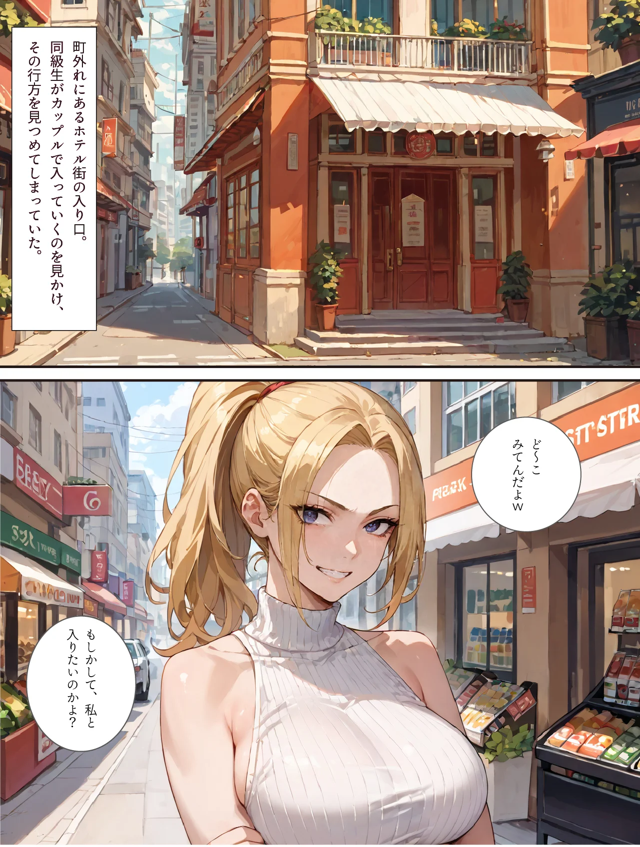 元ヤン義姉に勢い「ラブホ入ろっ」と言った結果...イチャラブ生ナカ生活 巨乳・近親相姦・中出し サンプル8ページ目（影愛産業）