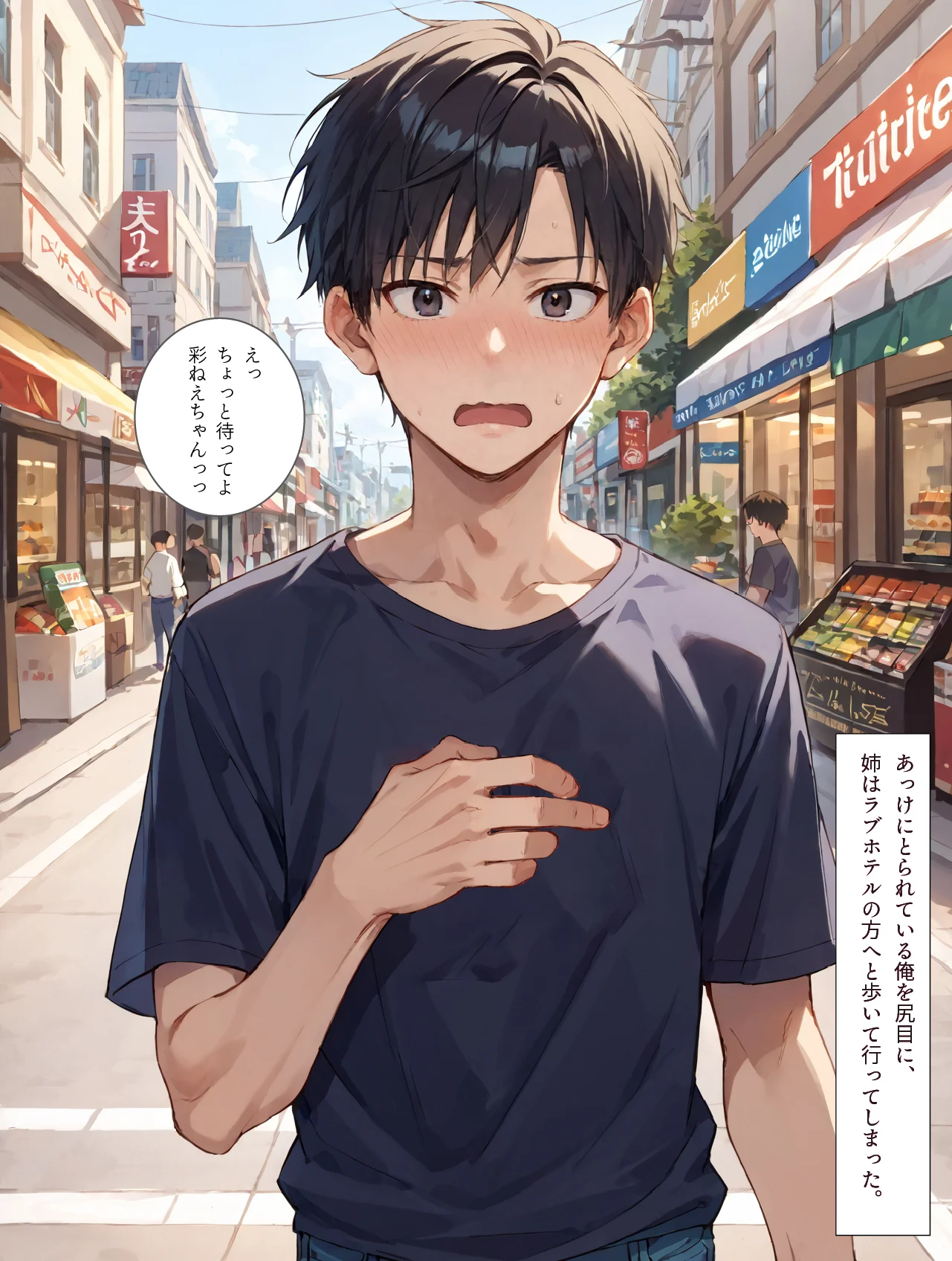 元ヤン義姉に勢い「ラブホ入ろっ」と言った結果...イチャラブ生ナカ生活 巨乳・近親相姦・中出し サンプル12ページ目（影愛産業）
