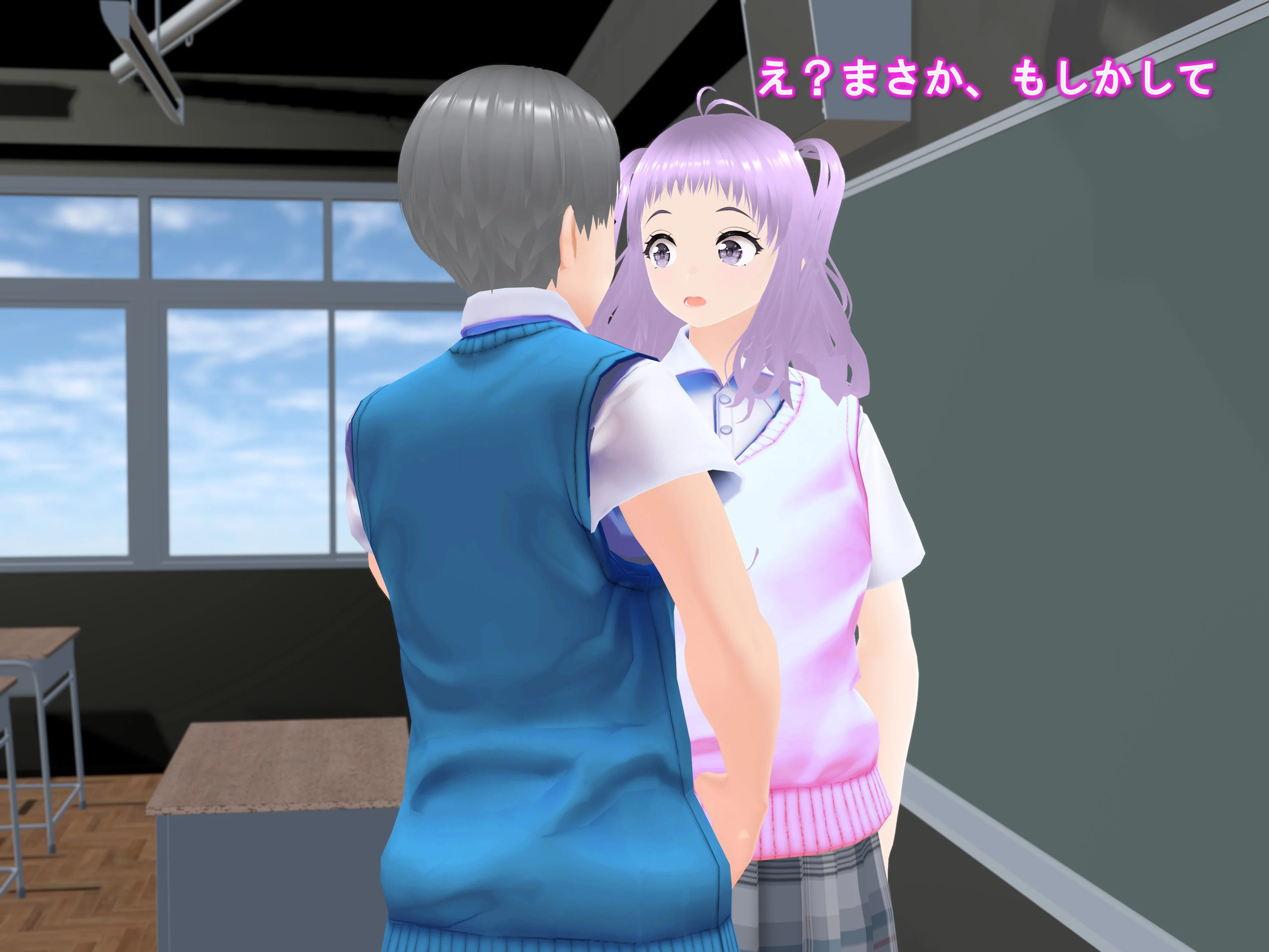 女子だけデカく 男子を追い抜く 成長音〜段差編〜 全年齢向け・制服・学園もの サンプル25ページ目（女子成長クラブ）