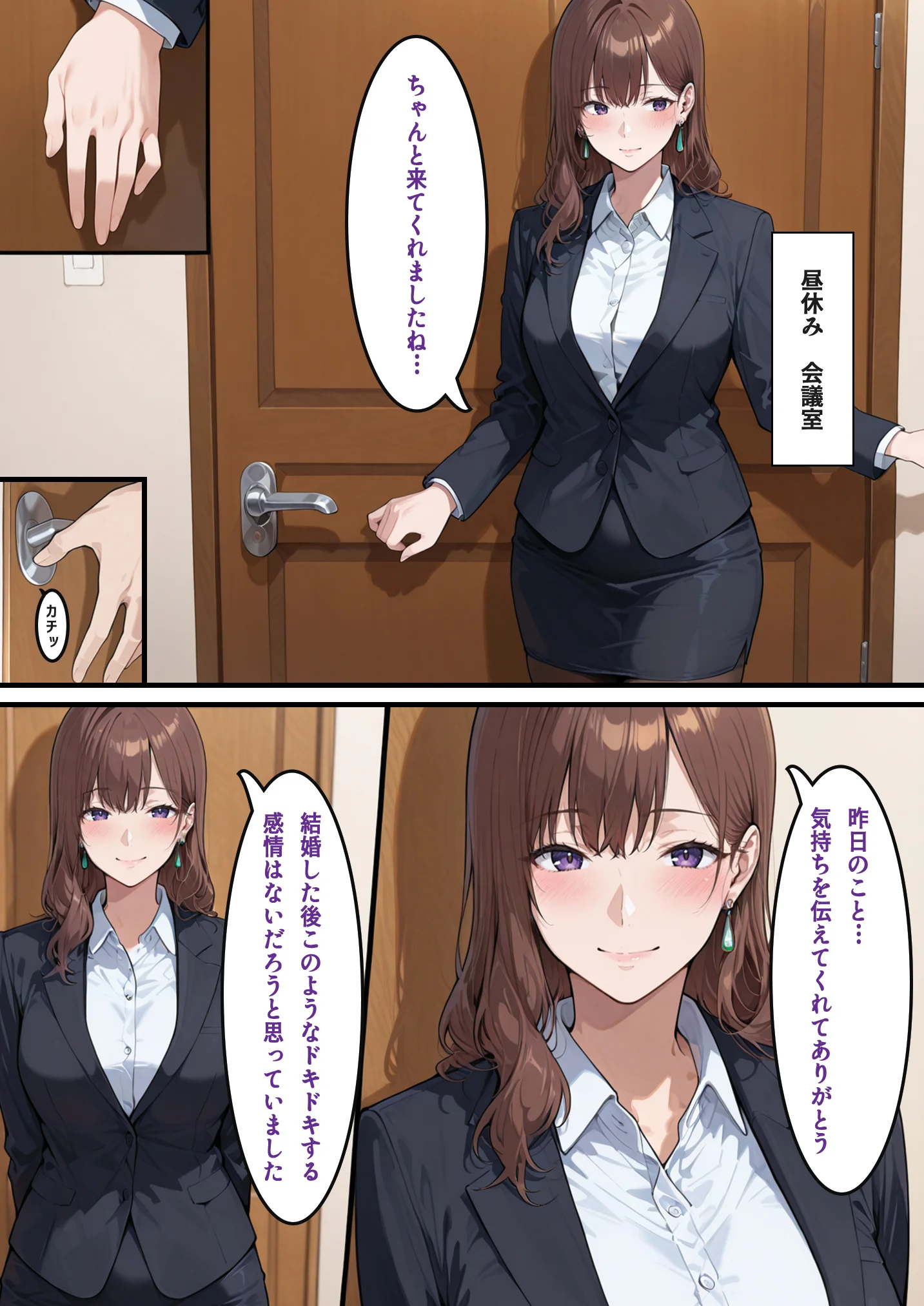 美人妻上司紗代との練習（不倫）時間 OL・人妻・主婦・巨乳 サンプル15ページ目（H＆H屋本舗）
