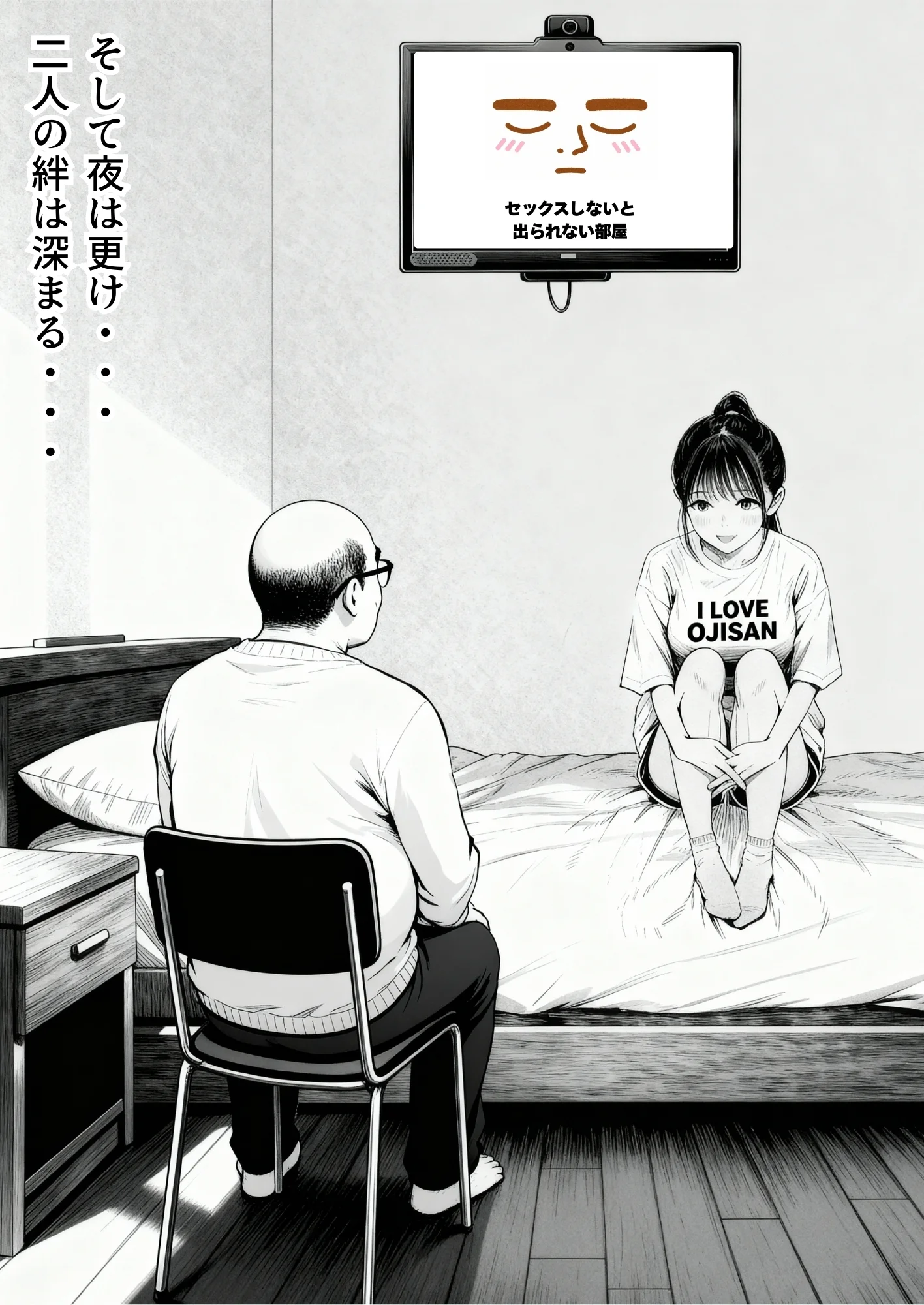 セックスしないと出られない部屋に娘の親友と閉じ込められたんだが・・・ オナニー・フェラ・不倫 サンプル27ページ目(セックスしないと出られない部屋)
