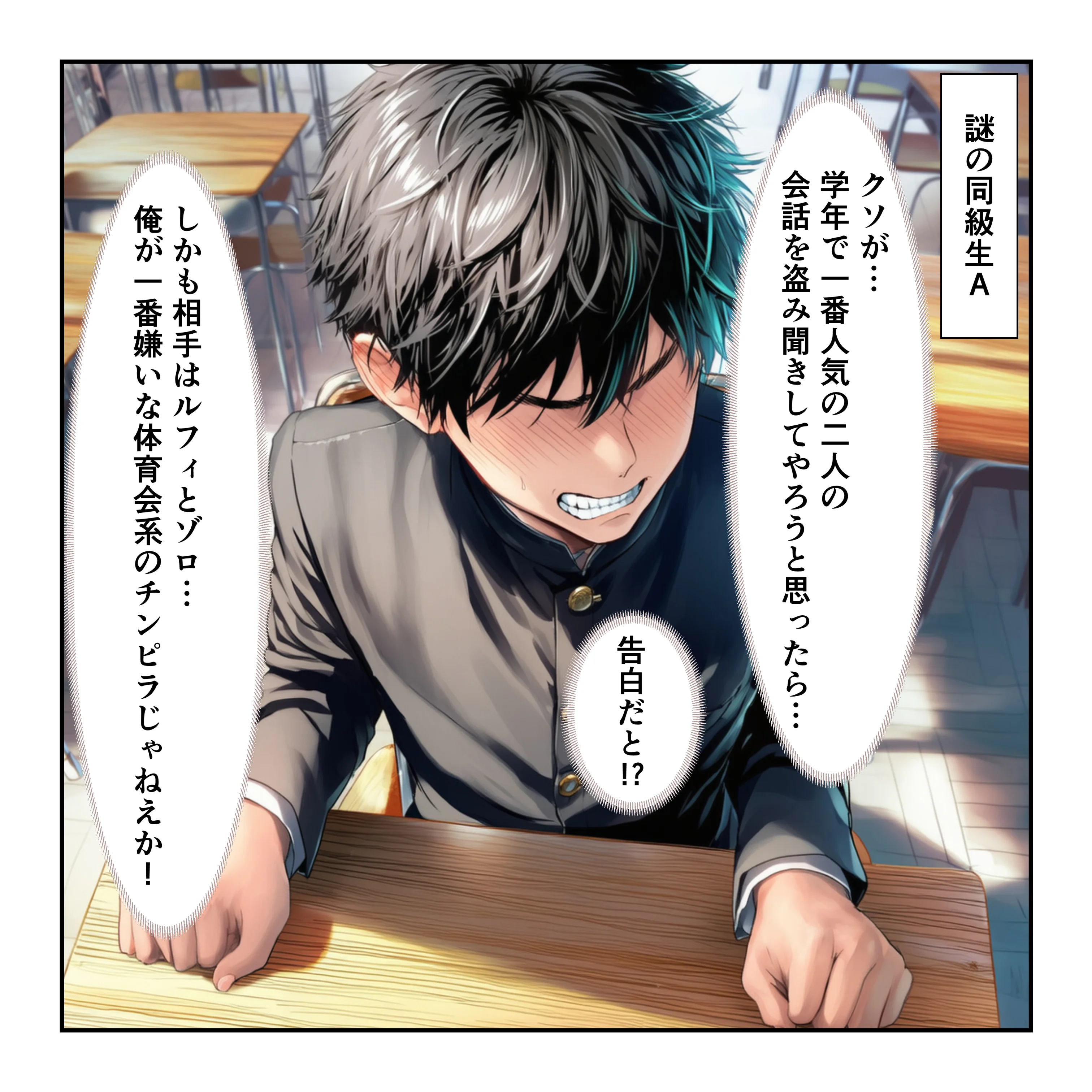 催●レ〇プでイキ狂い！？ ナミ＆ハン〇ック強●快楽堕ちSEX 制服・学園もの・ラブコメ サンプル12ページ目（YH）
