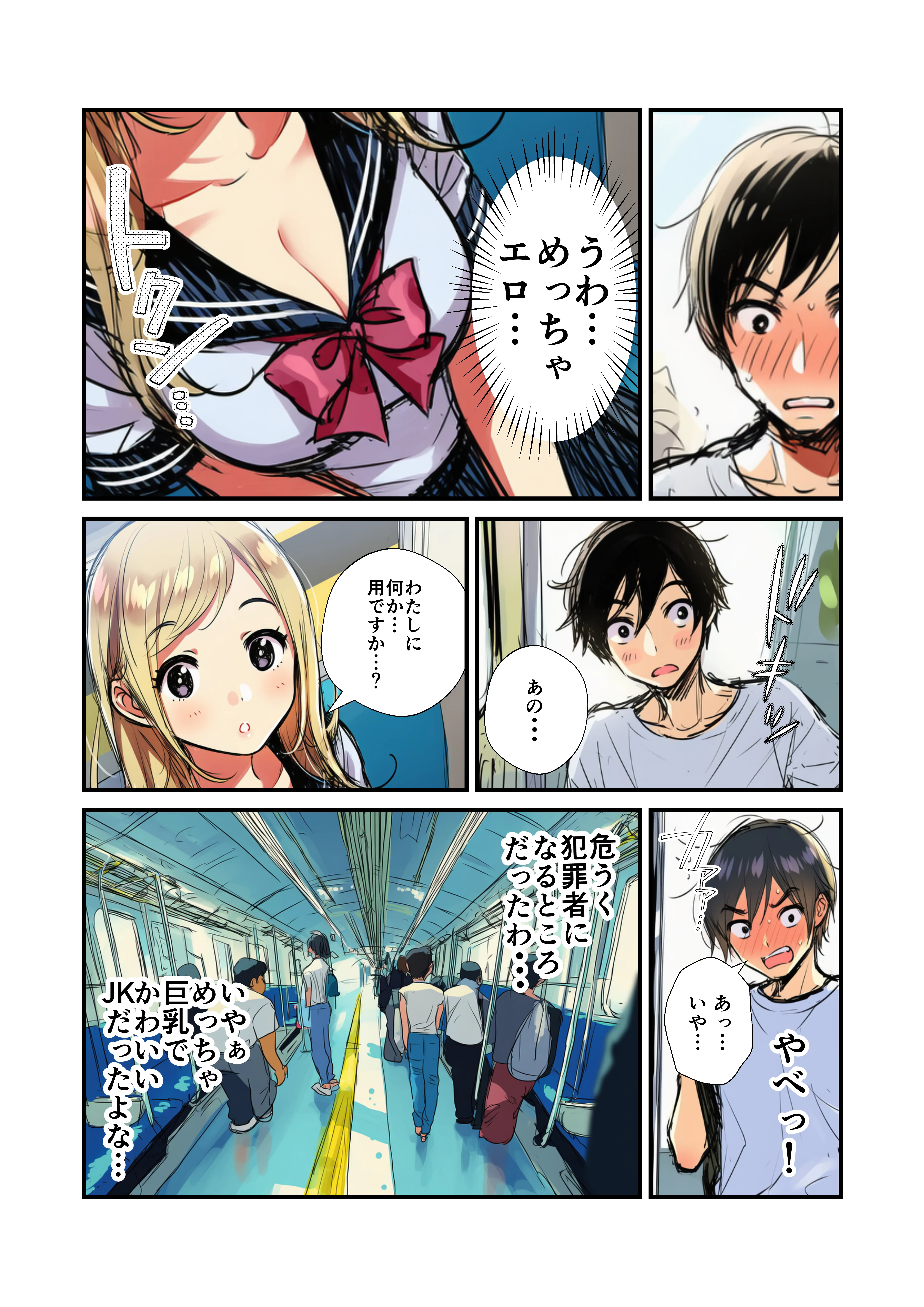 背徳セックス！デリヘルでオレの妹と！ 制服・巨乳・近親相姦 サンプル2ページ目（イッキ）