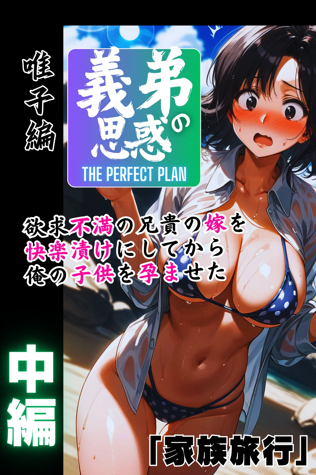 義弟の思惑 〜欲求不満の兄貴の嫁を快楽漬けにしてから俺の子〇を孕ませた〜【中編 家族旅行】 辱め・人妻・主婦・巨乳 サンプル1ページ目（ピンク堂書店）