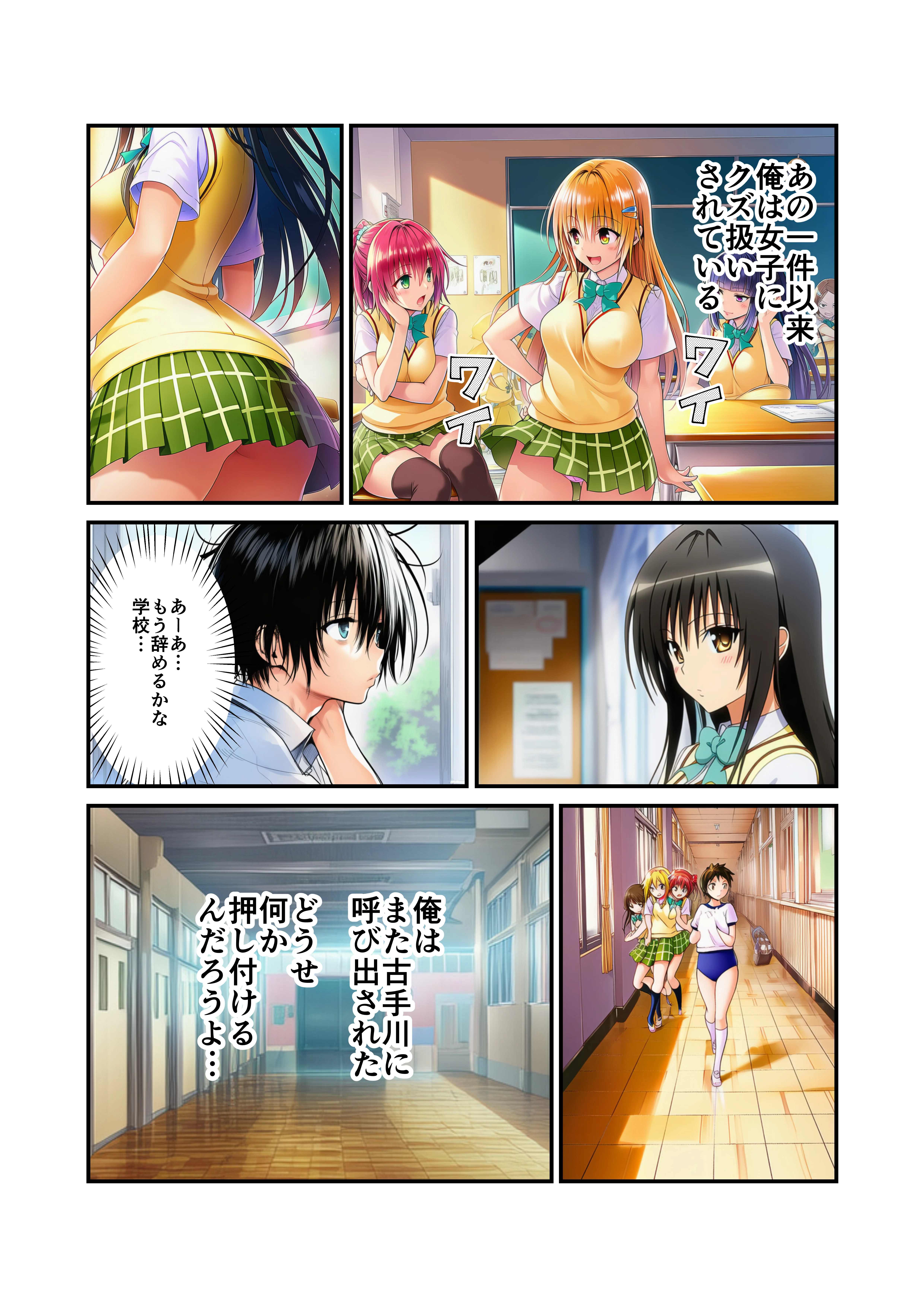 緊縛とらぶる学園！デ〇ノート使って調教セックス！ 拘束・辱め・羞恥 サンプル8ページ目（イッキ）