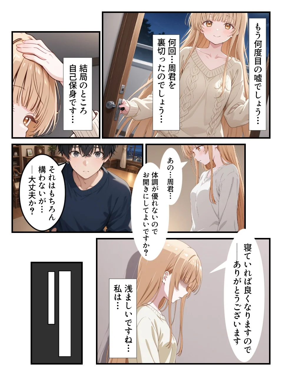 お隣の天〇様が自宅でまわされ寝取られていた件〜壁一枚隔てた向こうで拒めず応えてしまった椎名真〇〜 学園もの・寝取り・寝取られ・NTR・中出し サンプル7ページ目（まよきの2nd（旧：真夜中きのこ））