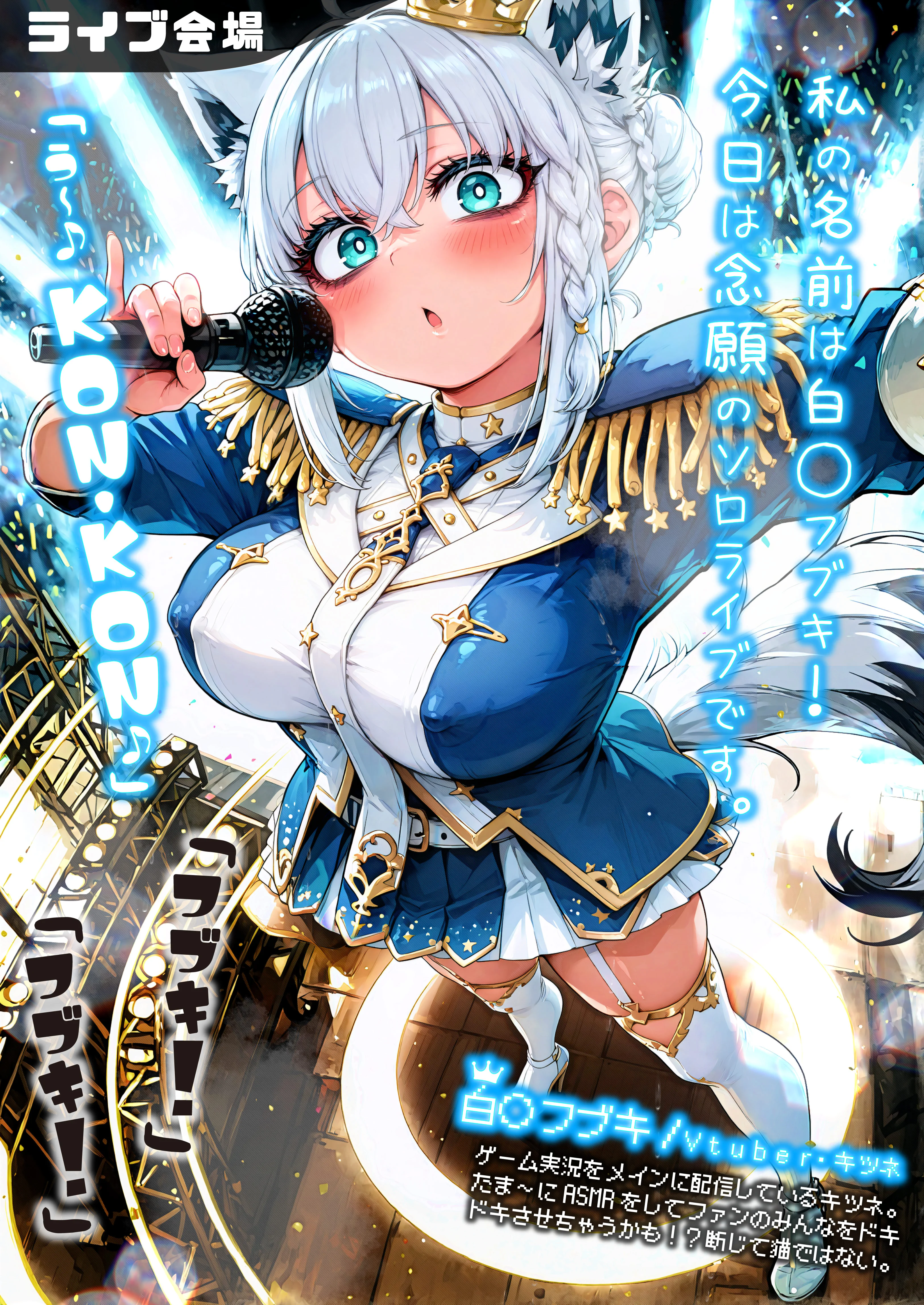 ほろえっちらいぶ ムラムラ止まらない発情期きーつね！ Fカップ超えてKカップのドスケベギツネを目の前にチンポ挿れないのは失礼ですッ！ 巨乳・乳首・乳輪・断面図あり サンプル3ページ目（みなみあき）