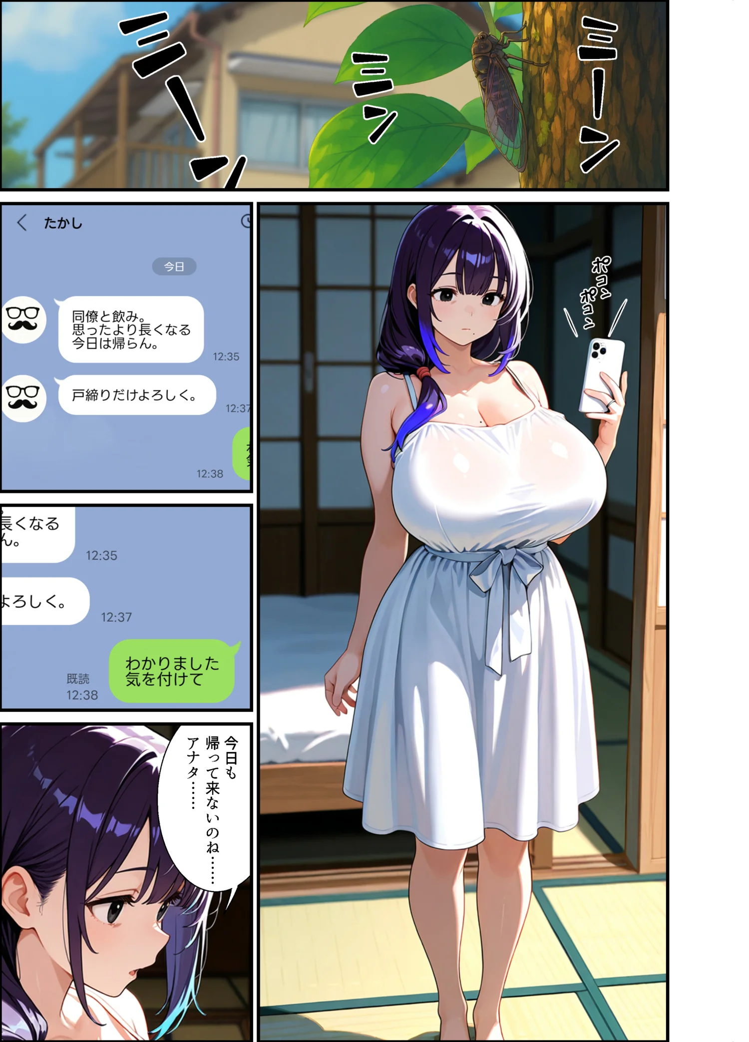 もう一度、あの夏に抱かれて――禁じられた関係が、私を女に還す―― 人妻・主婦・巨乳・寝取り・寝取られ・NTR サンプル3ページ目（妻鳥）