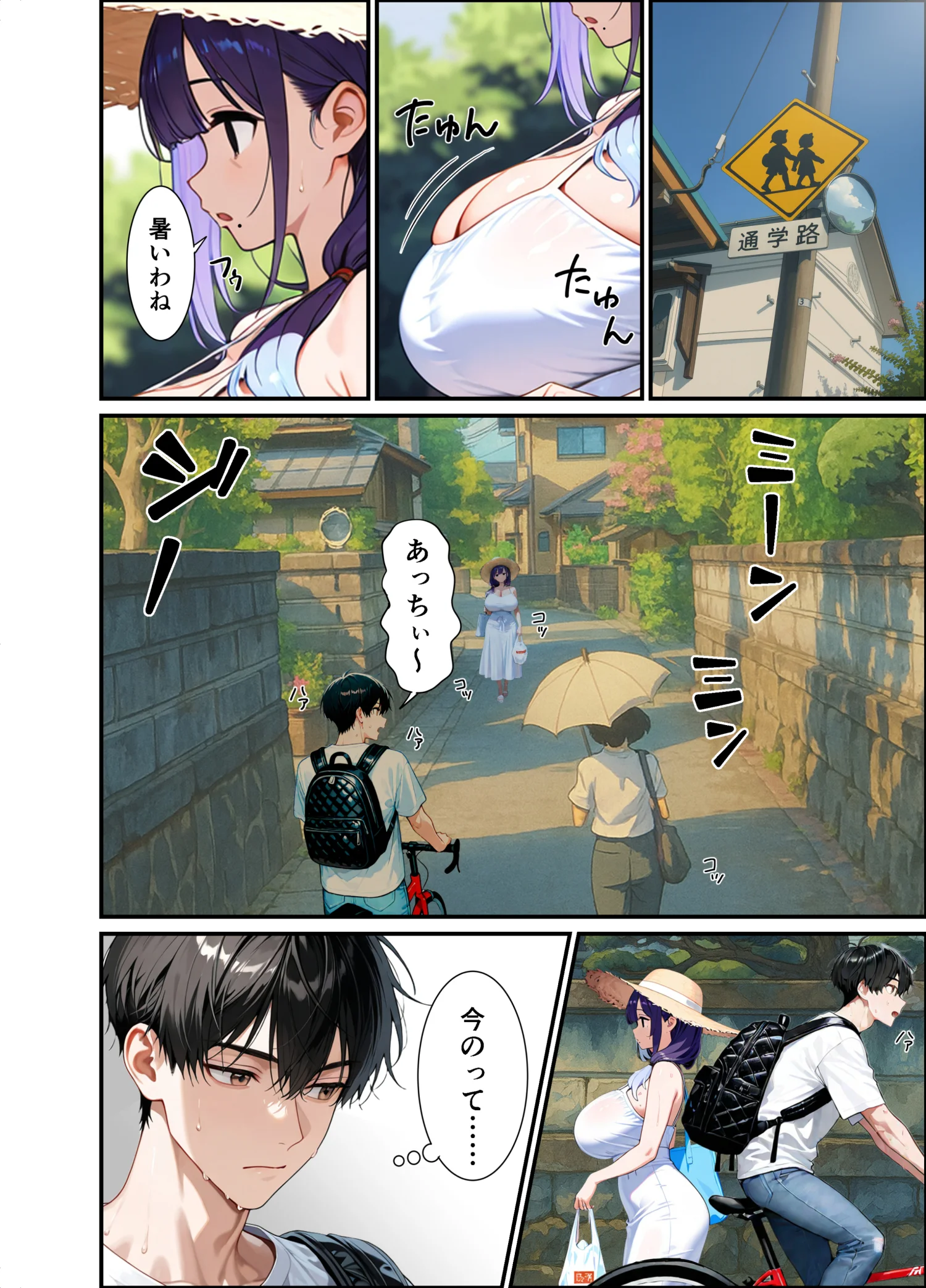 もう一度、あの夏に抱かれて――禁じられた関係が、私を女に還す―― 人妻・主婦・巨乳・寝取り・寝取られ・NTR サンプル10ページ目（妻鳥）