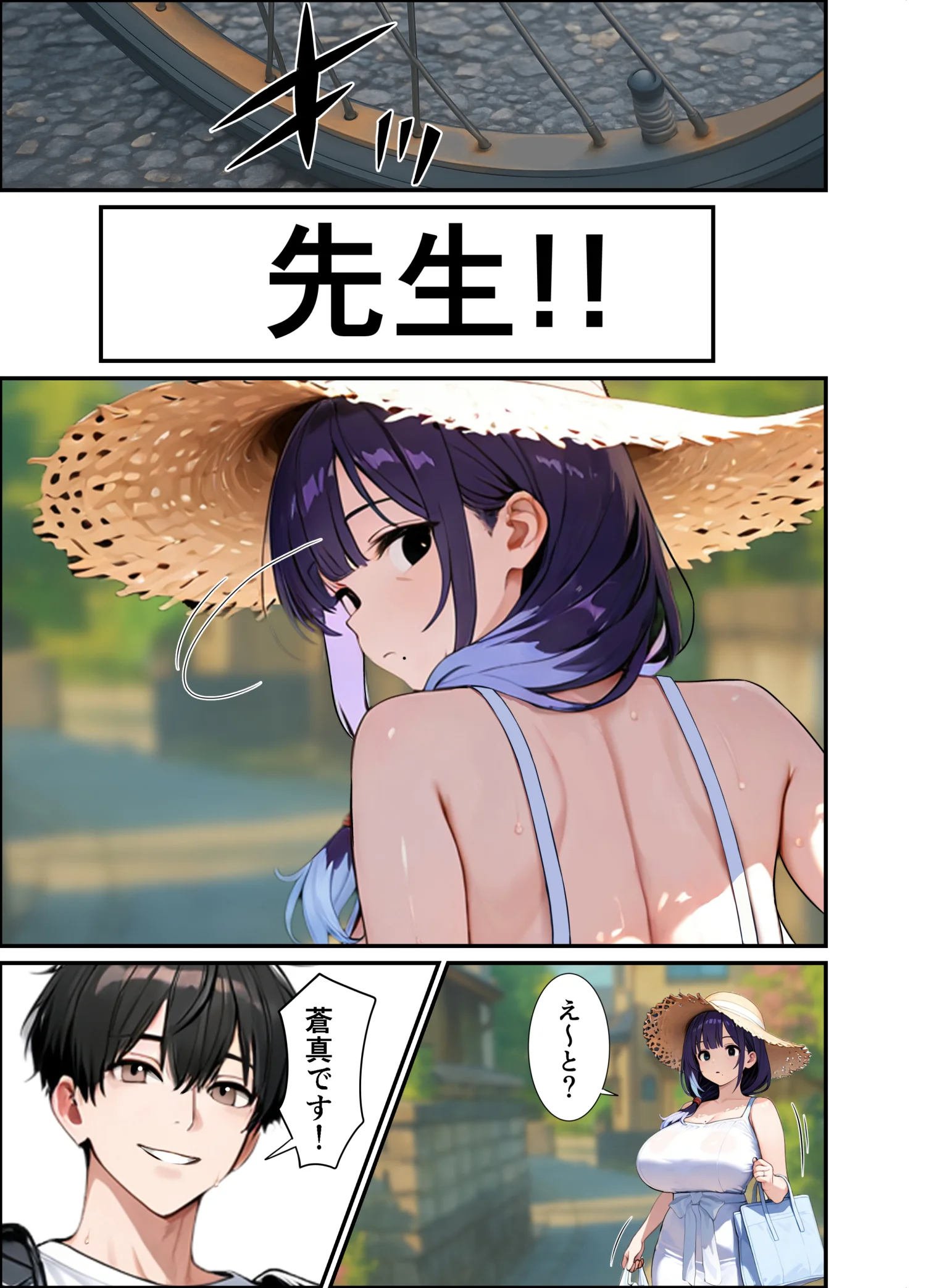 もう一度、あの夏に抱かれて――禁じられた関係が、私を女に還す―― 人妻・主婦・巨乳・寝取り・寝取られ・NTR サンプル11ページ目（妻鳥）