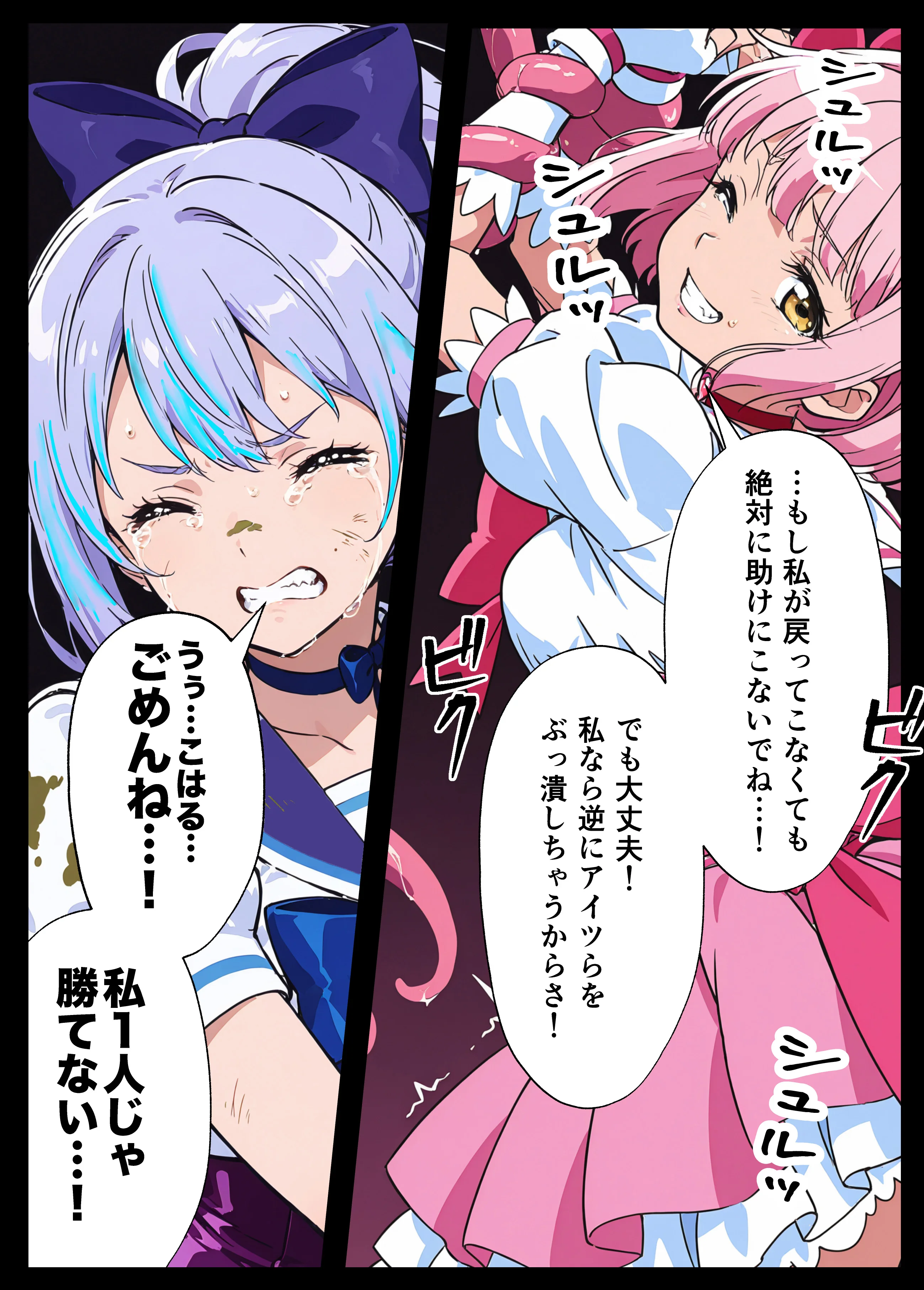 AIが支配する世界で人類を裏切った俺は正義の魔法少女をドスケベ調教する SM・ファンタジー・フェラ サンプル17ページ目(妄想体験コミック@MTコミック)