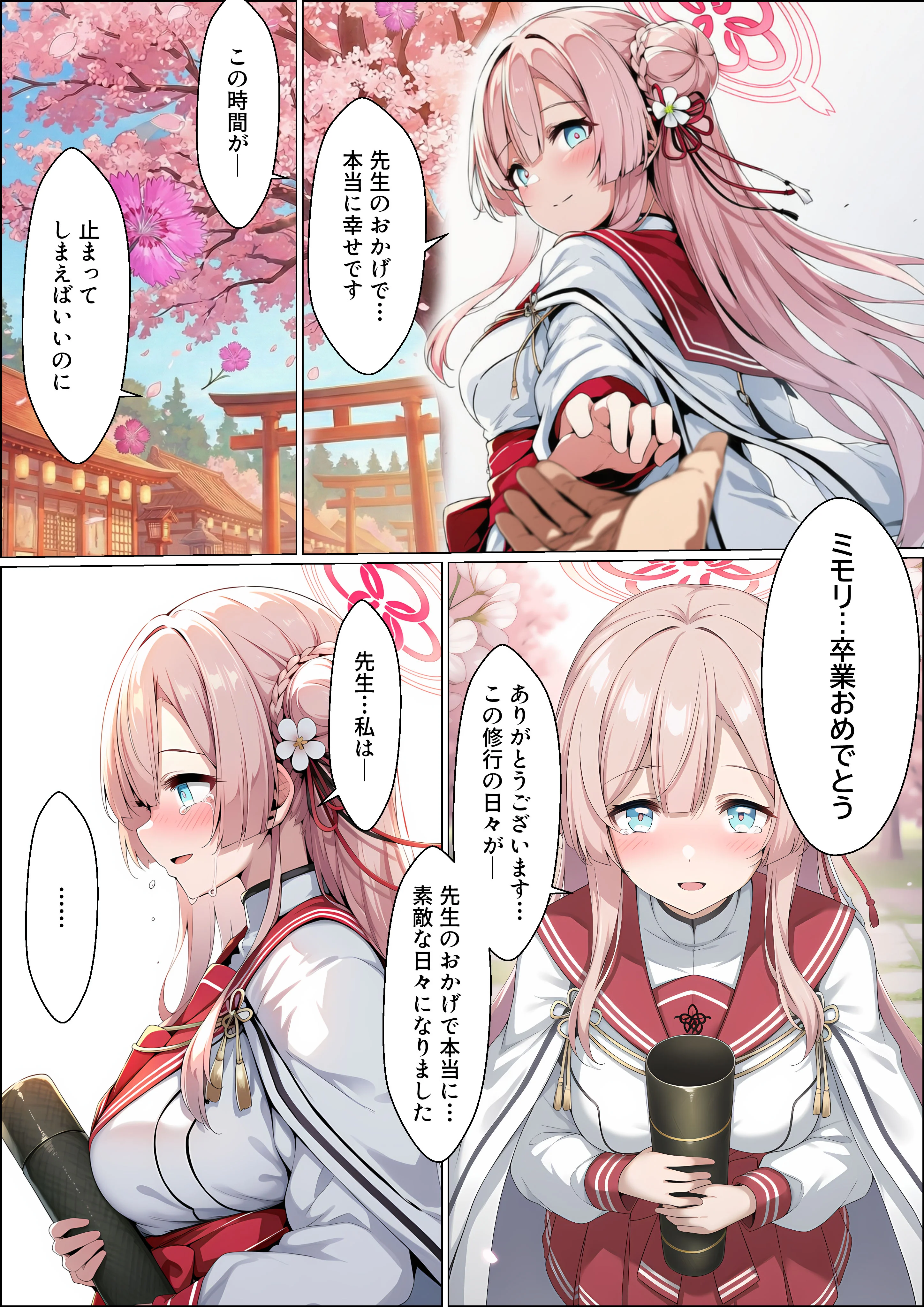 優しくてけなげな大和撫子が寝取られておっさんの人妻になり汚されるのを見せられる話 辱め・制服・人妻・主婦 サンプル7ページ目（山口雄太郎）