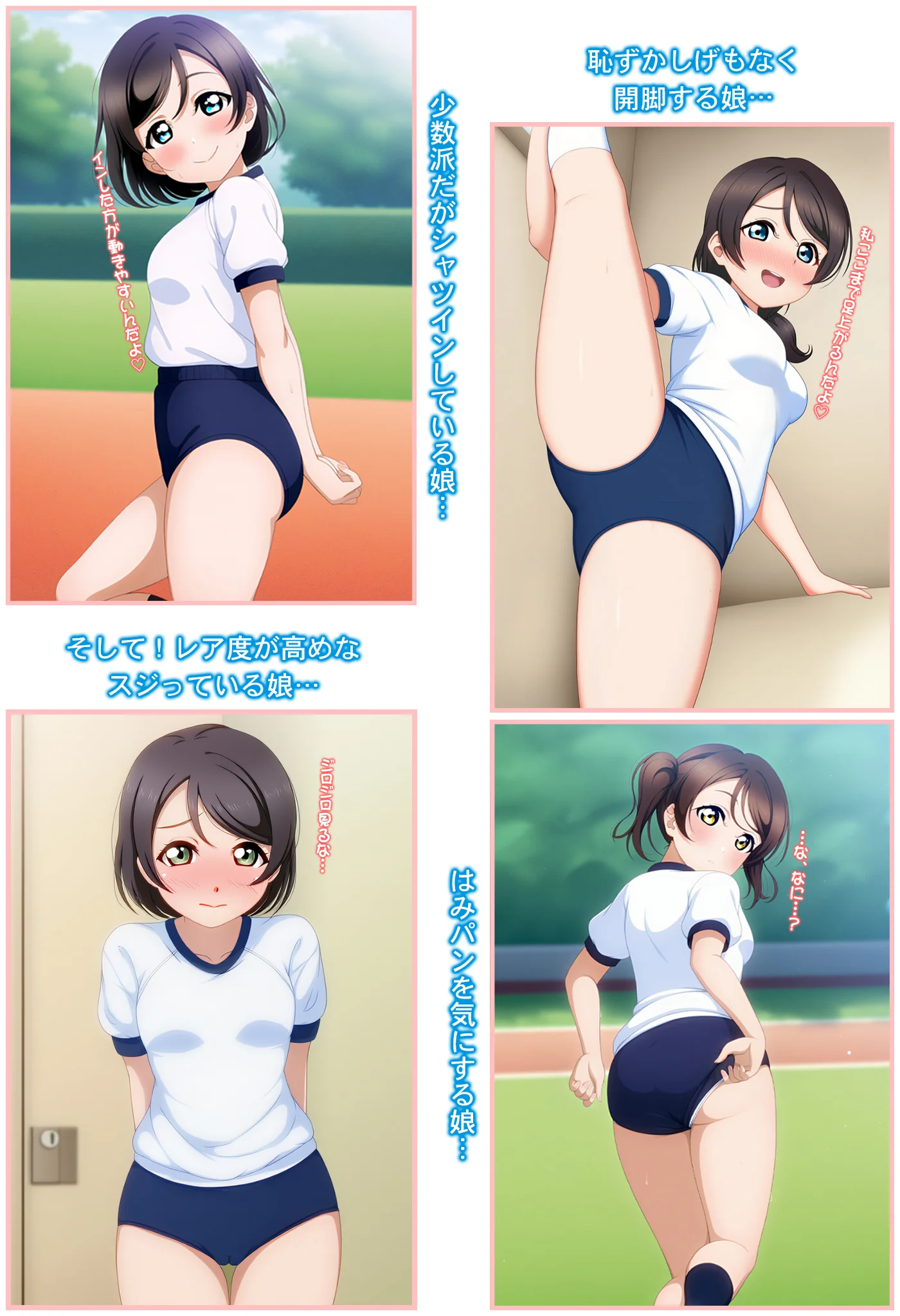 あの娘がブルマに着替えたら 学園もの・体操着・ブルマ・中出し サンプル6ページ目（てぃっしゅたいむ）
