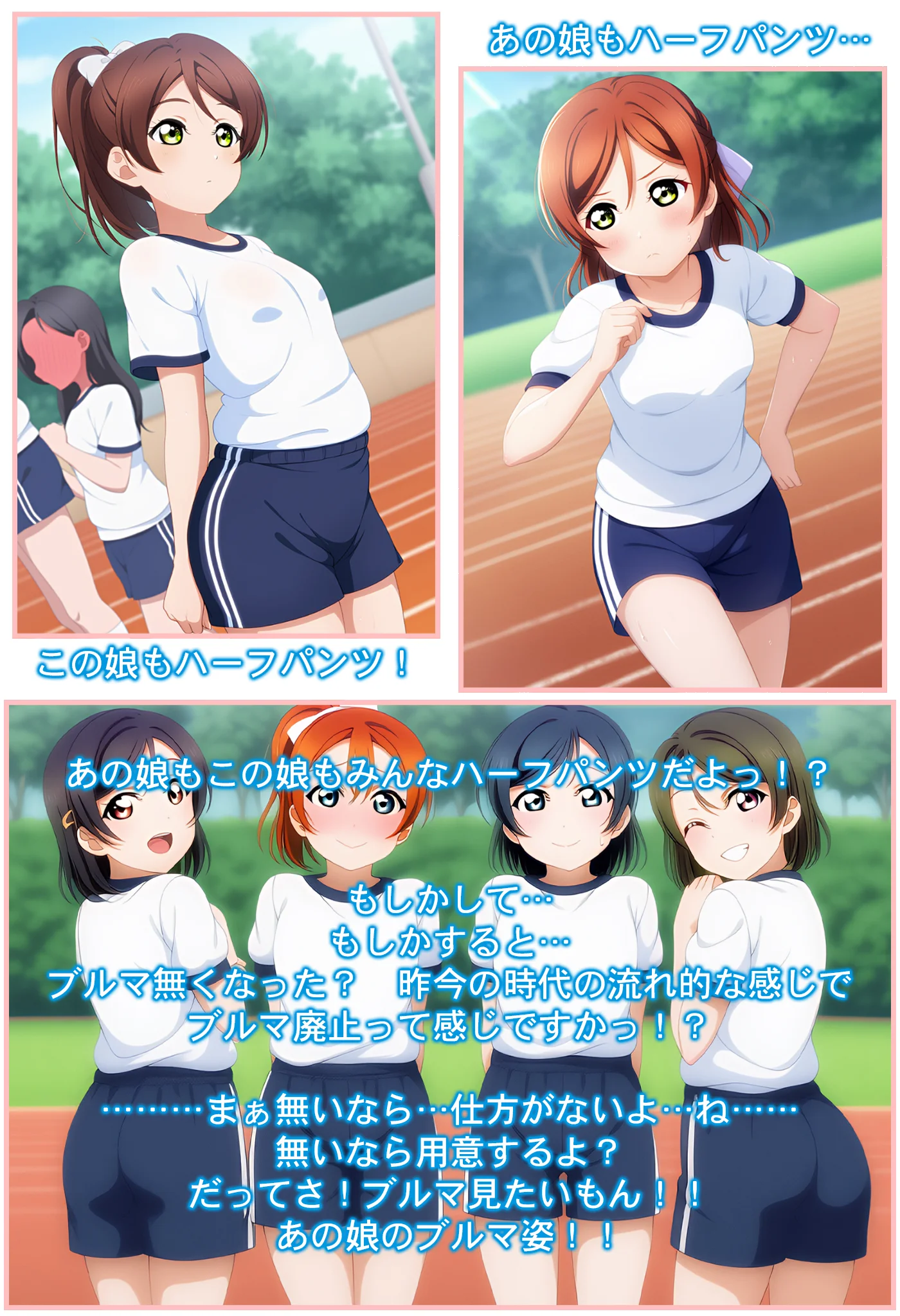 あの娘がブルマに着替えたら 学園もの・体操着・ブルマ・中出し サンプル10ページ目（てぃっしゅたいむ）