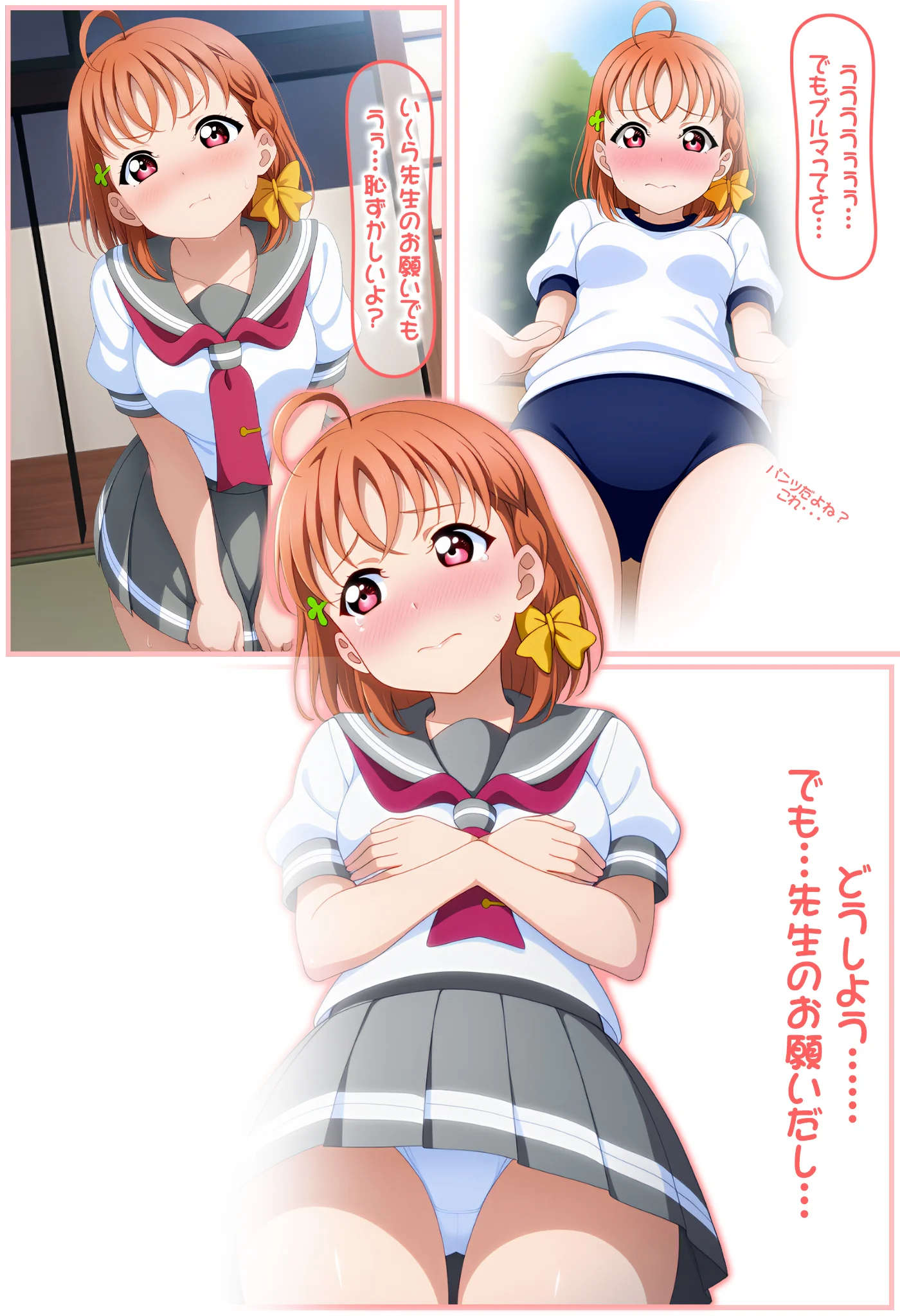 あの娘がブルマに着替えたら 学園もの・体操着・ブルマ・中出し サンプル18ページ目（てぃっしゅたいむ）