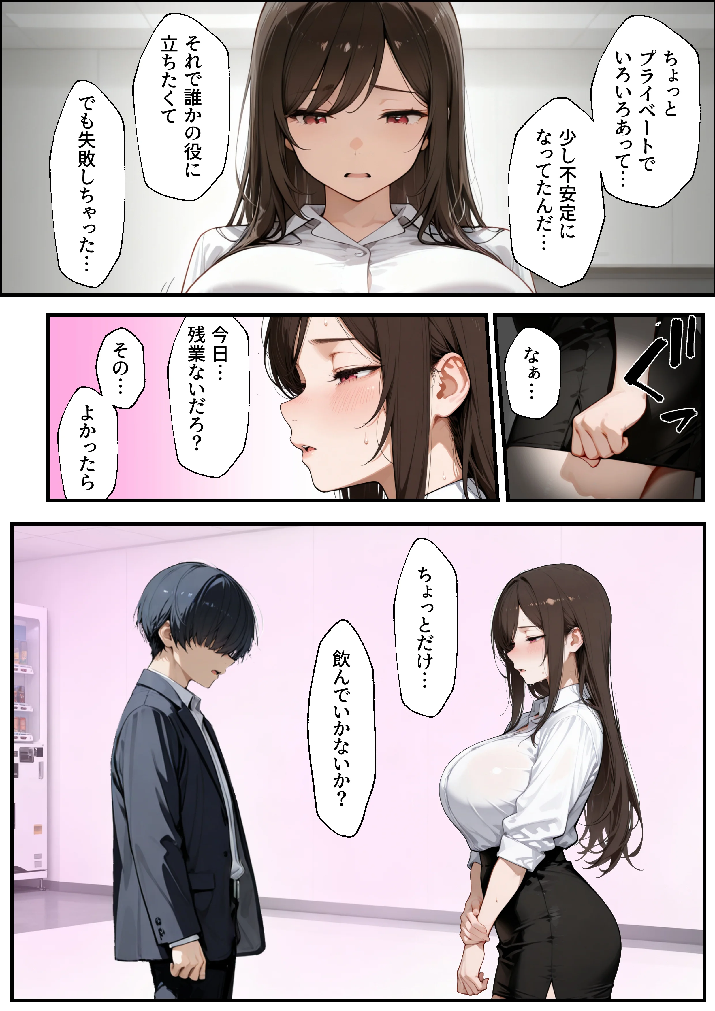 職場の先輩爆乳OLと秘密の二時間休憩 パイズリ・フェラ・不倫 サンプル20ページ目(性欲解放戦線)