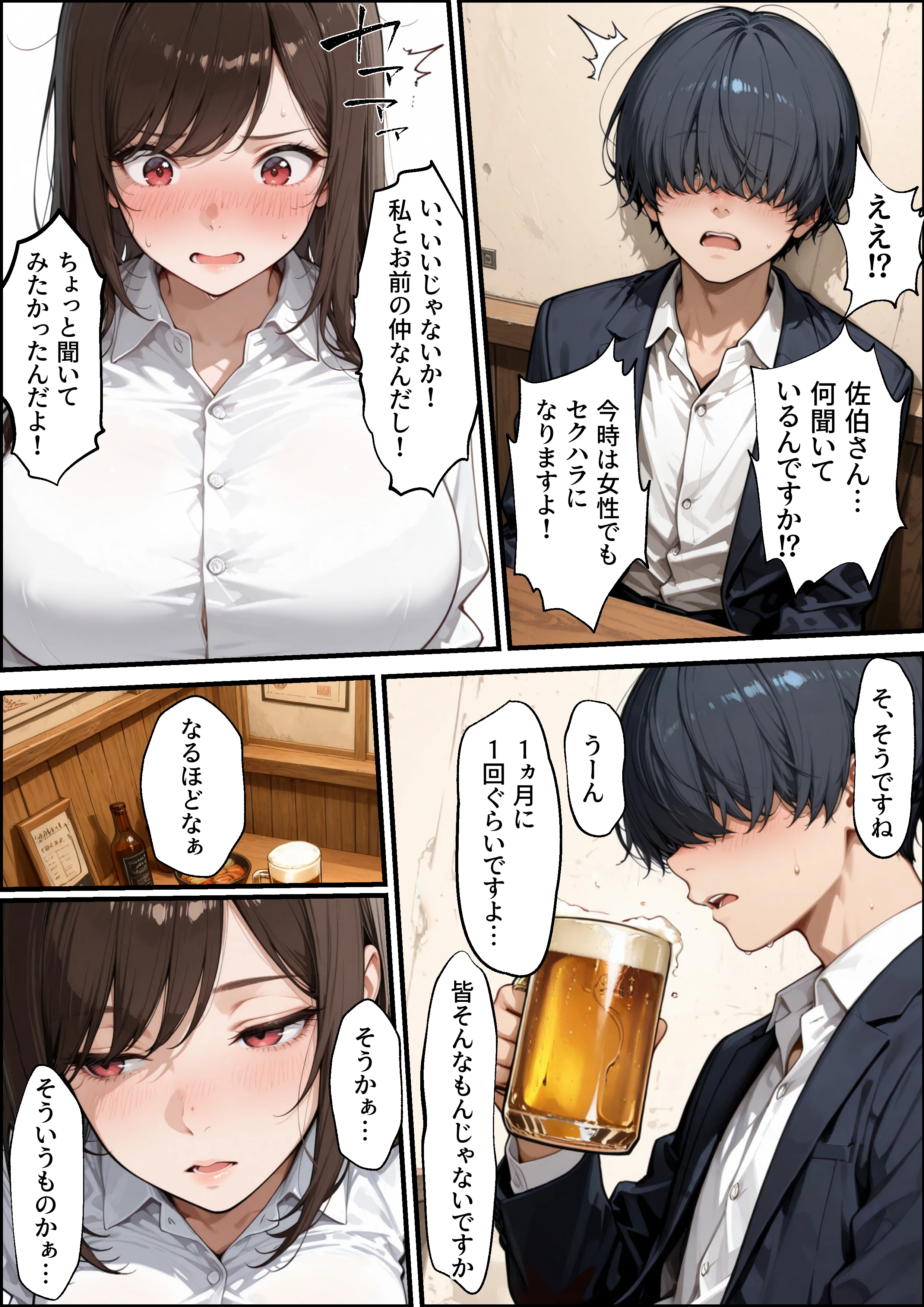 職場の先輩爆乳OLと秘密の二時間休憩 パイズリ・フェラ・不倫 サンプル23ページ目(性欲解放戦線)