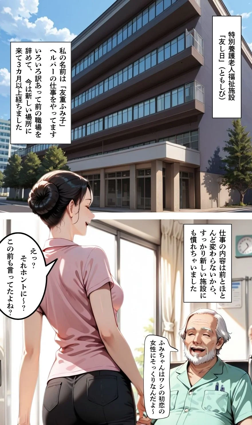【暴走ヘルパーふみ子さん2】セックス依存症主婦が泥棒を追い詰めたつもりが逆転されてハメられまくる話  （前編） 熟女・人妻・主婦・寝取り・寝取られ・NTR サンプル3ページ目（メコ星☆彡）