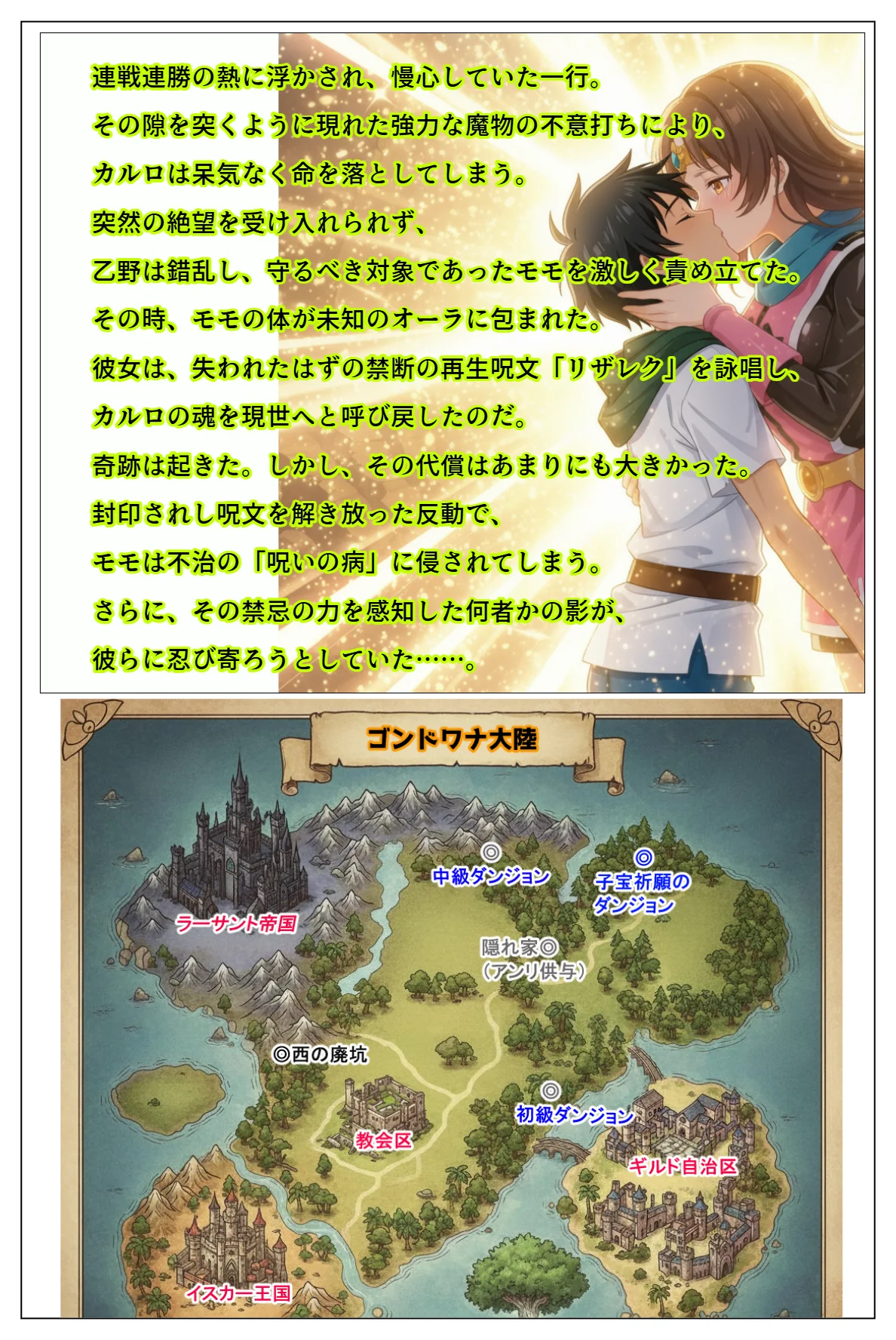 ダンジョンで女の子見つけたからハーレム作ってみたい・・2 ギャグ・コメディ・ファンタジー・アクション・格闘 サンプル2ページ目（さまよゆもい）