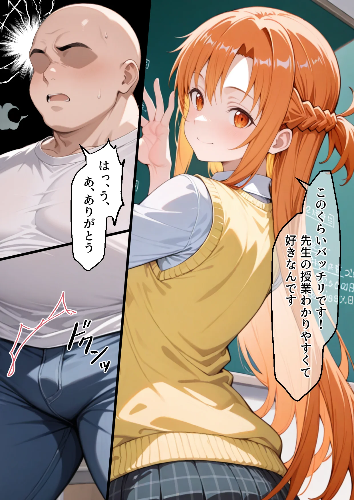 メス猫墜ち NTRの記録 アスナ編  ソードアートオ〇ライン 拘束・辱め・制服 サンプル3ページ目（えちち工房）