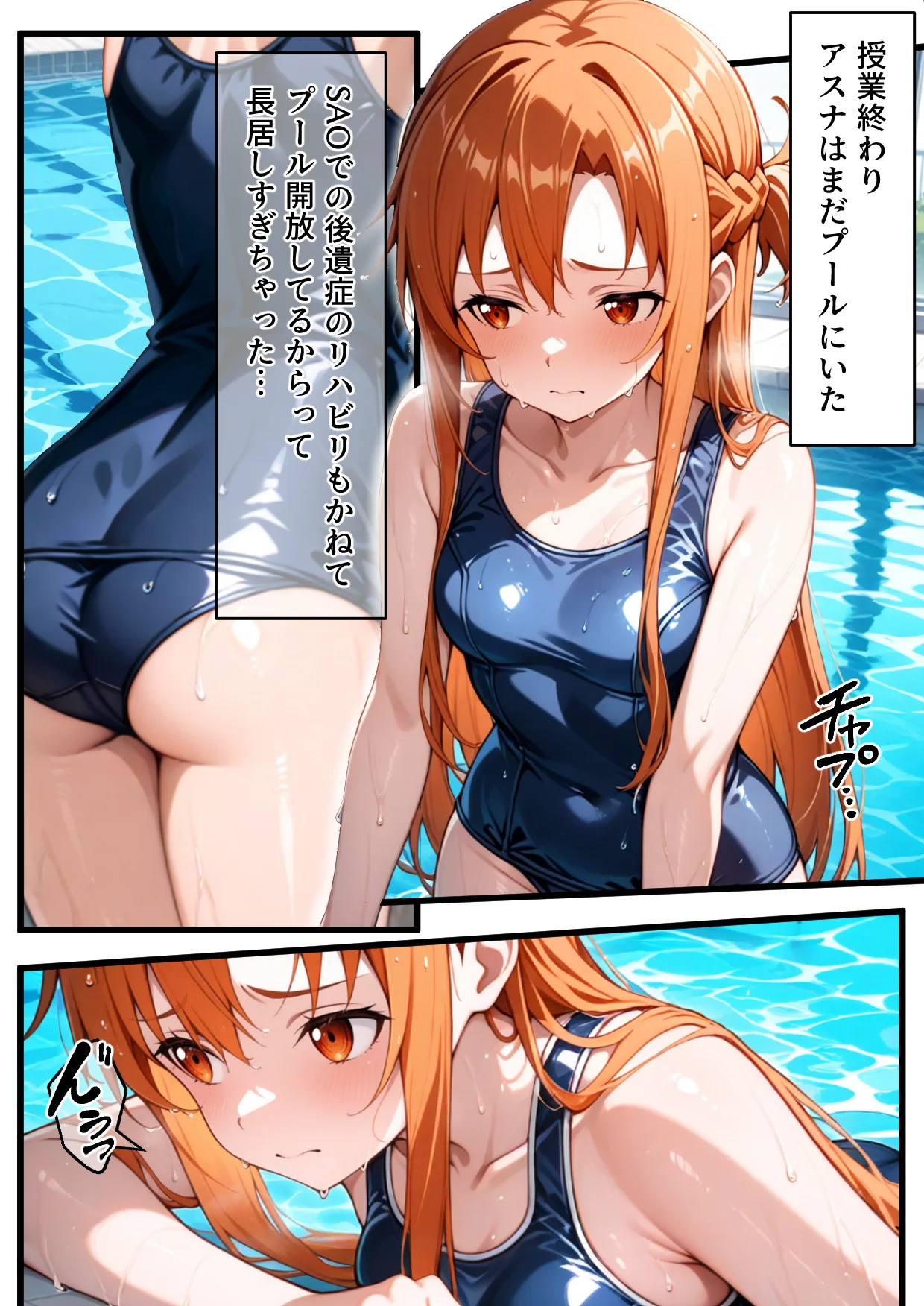 メス猫墜ち NTRの記録 アスナ編  ソードアートオ〇ライン 拘束・辱め・制服 サンプル21ページ目（えちち工房）