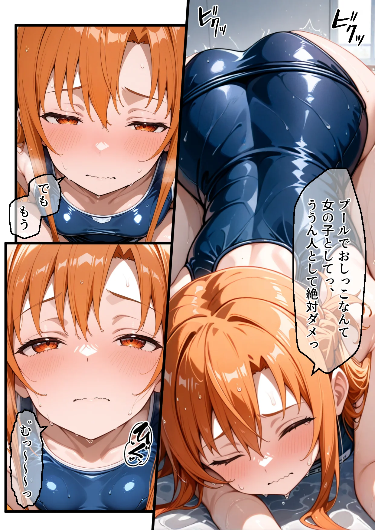 メス猫墜ち NTRの記録 アスナ編  ソードアートオ〇ライン 拘束・辱め・制服 サンプル24ページ目（えちち工房）