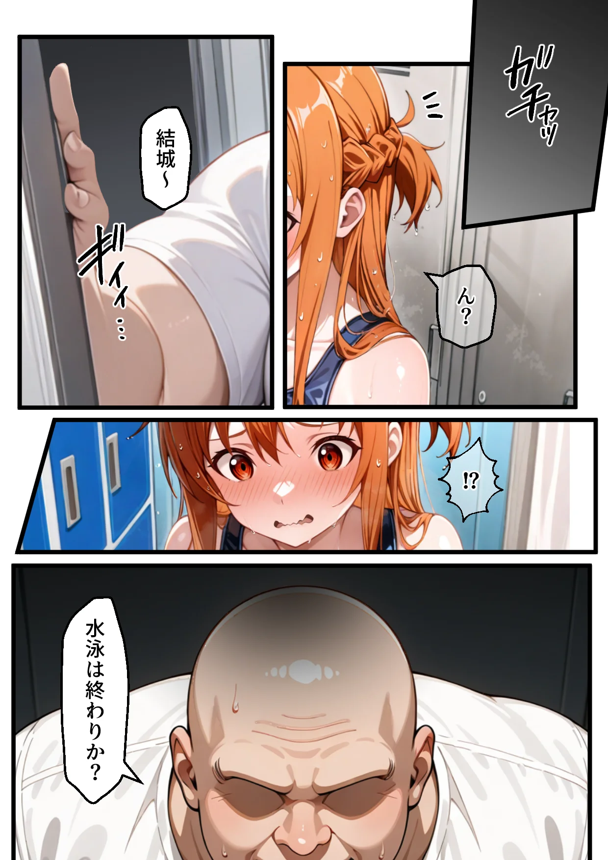 メス猫墜ち NTRの記録 アスナ編  ソードアートオ〇ライン 拘束・辱め・制服 サンプル28ページ目（えちち工房）