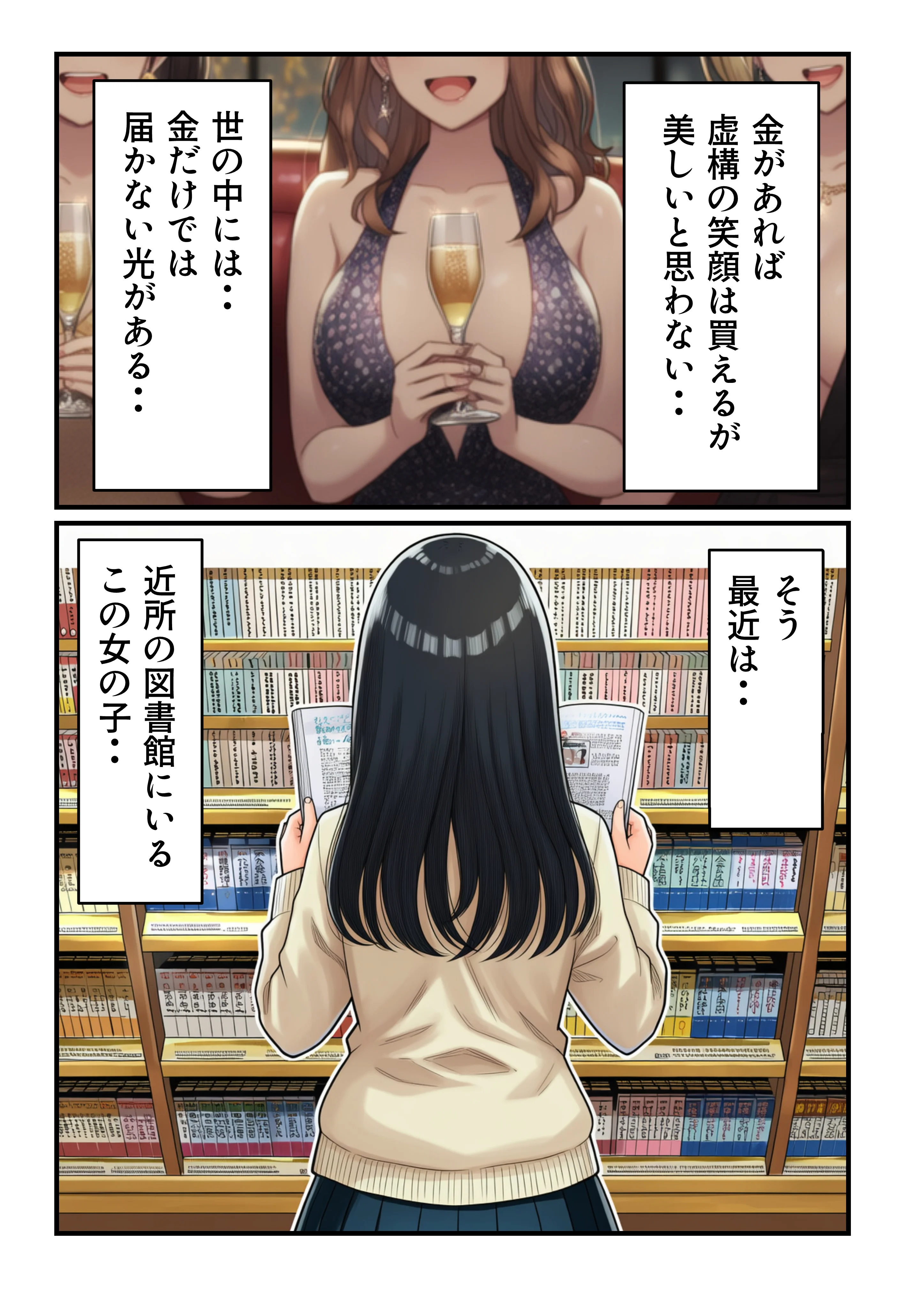学園の花を追い詰めろ！〜純潔を奪われ/彼氏の前でも〜 辱め・制服・処女 サンプル4ページ目（うみ猫さん）