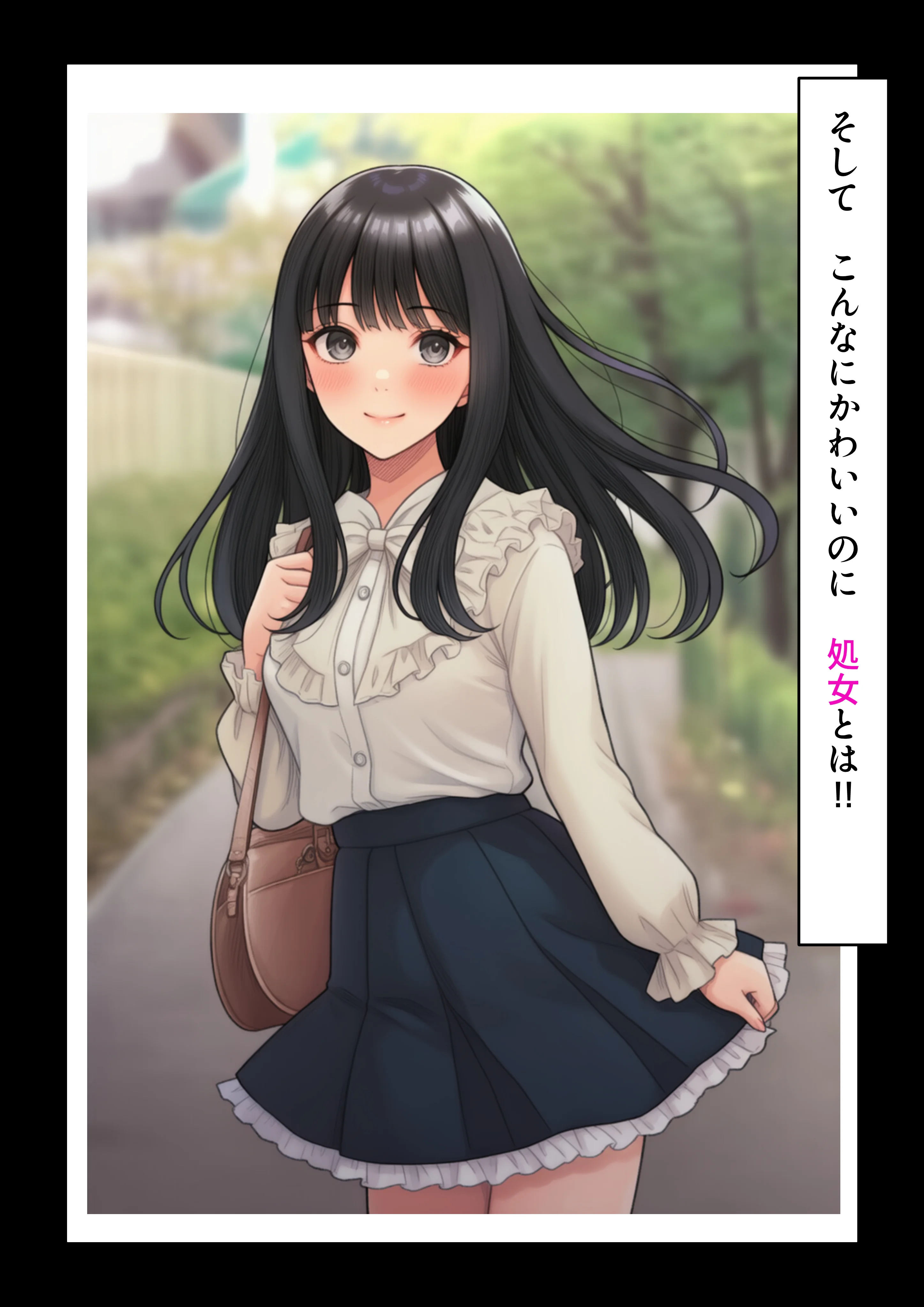 学園の花を追い詰めろ！〜純潔を奪われ/彼氏の前でも〜 辱め・制服・処女 サンプル21ページ目（うみ猫さん）