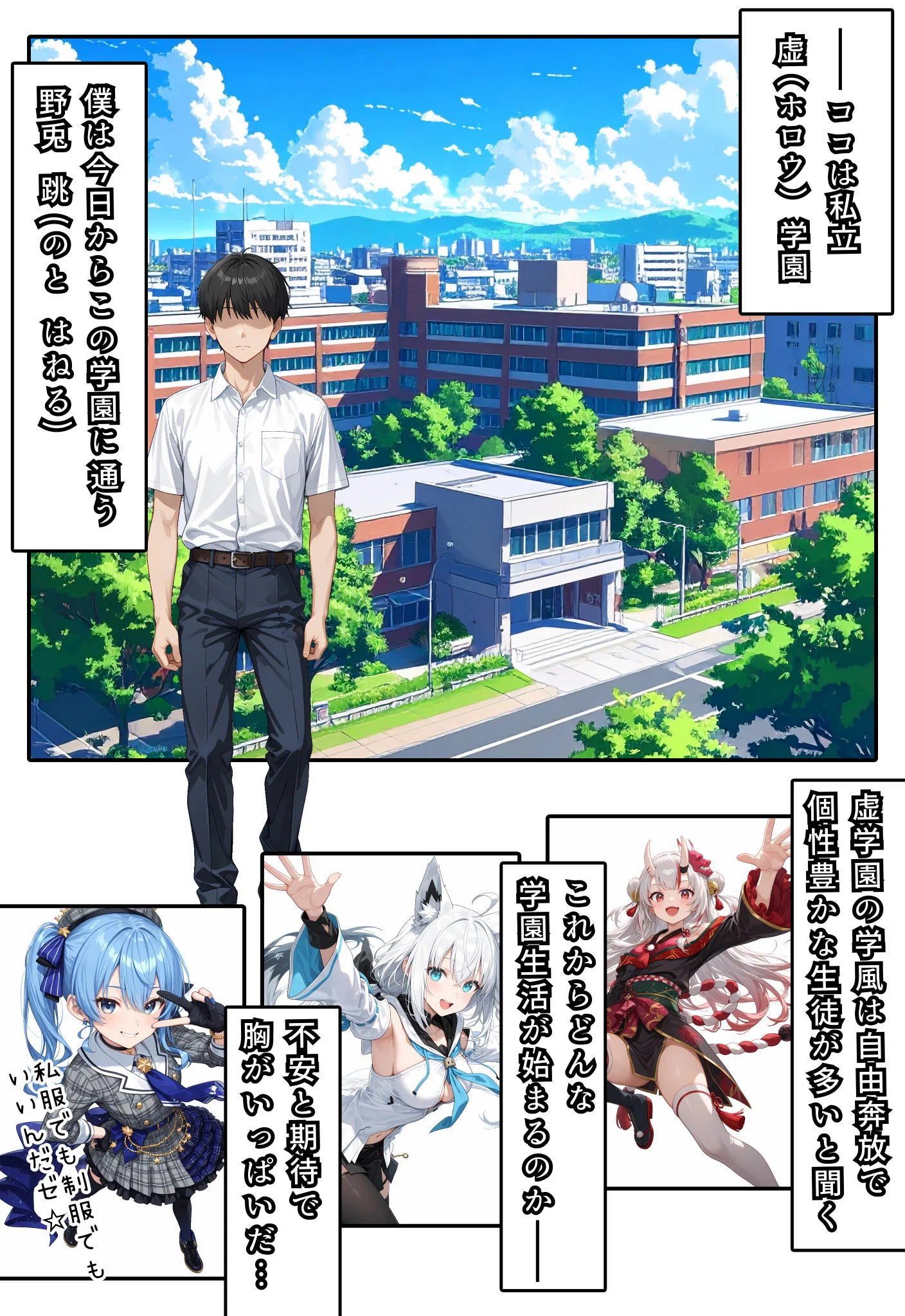 ぺこらさん、発情中（はーと） 処女・学園もの・中出し サンプル3ページ目（虹色演算子 - Nizy）