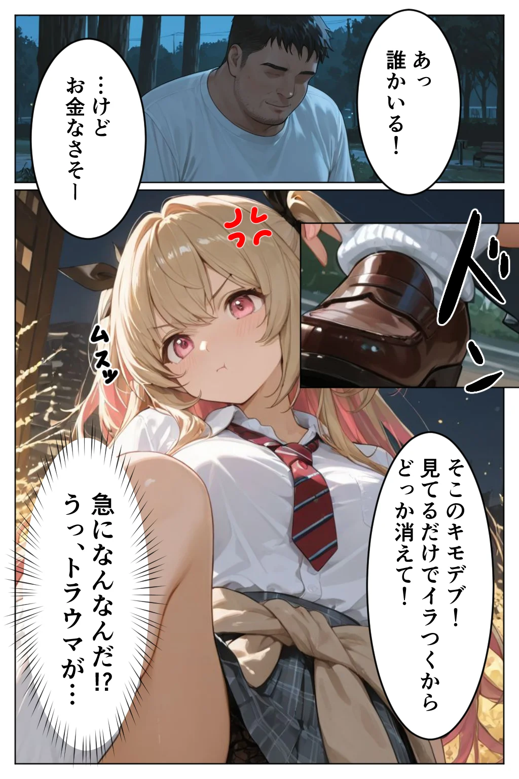 童貞警備員の媚薬チンポでナマイキ女子校生快楽堕ち ギャル・中出し・ぶっかけ サンプル11ページ目（千暮ゆき）